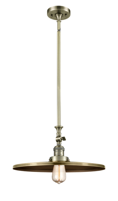 Franklin Restoration Mini Pendant Antique Brass