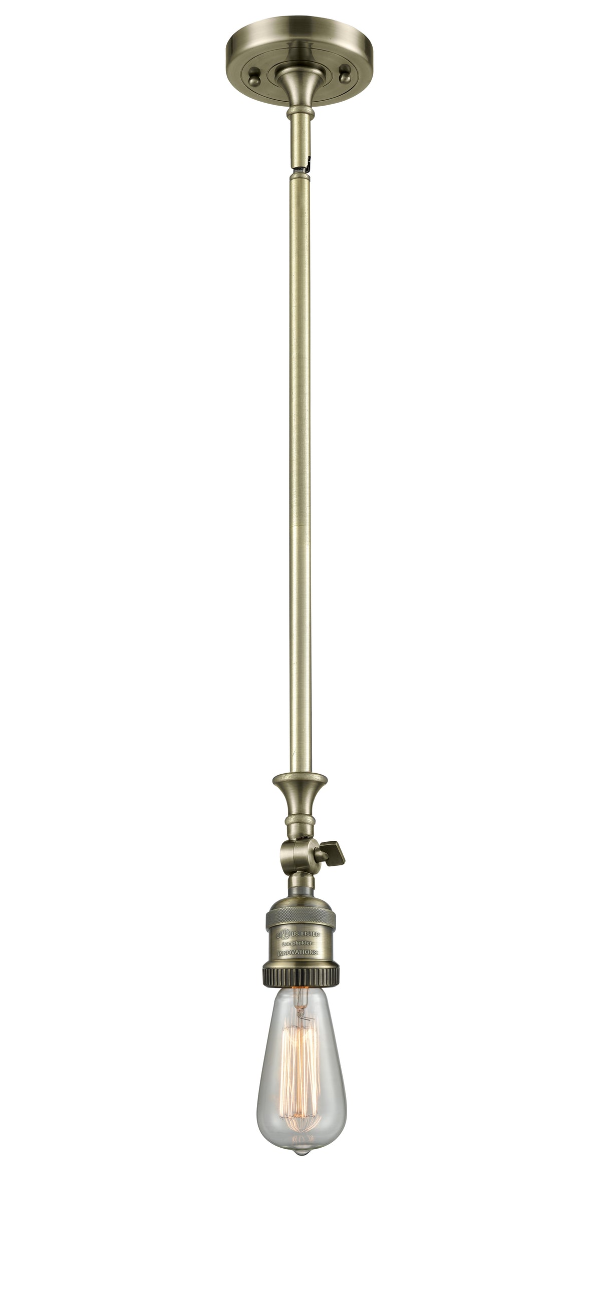 Franklin Restoration Mini Pendant 6W Brass