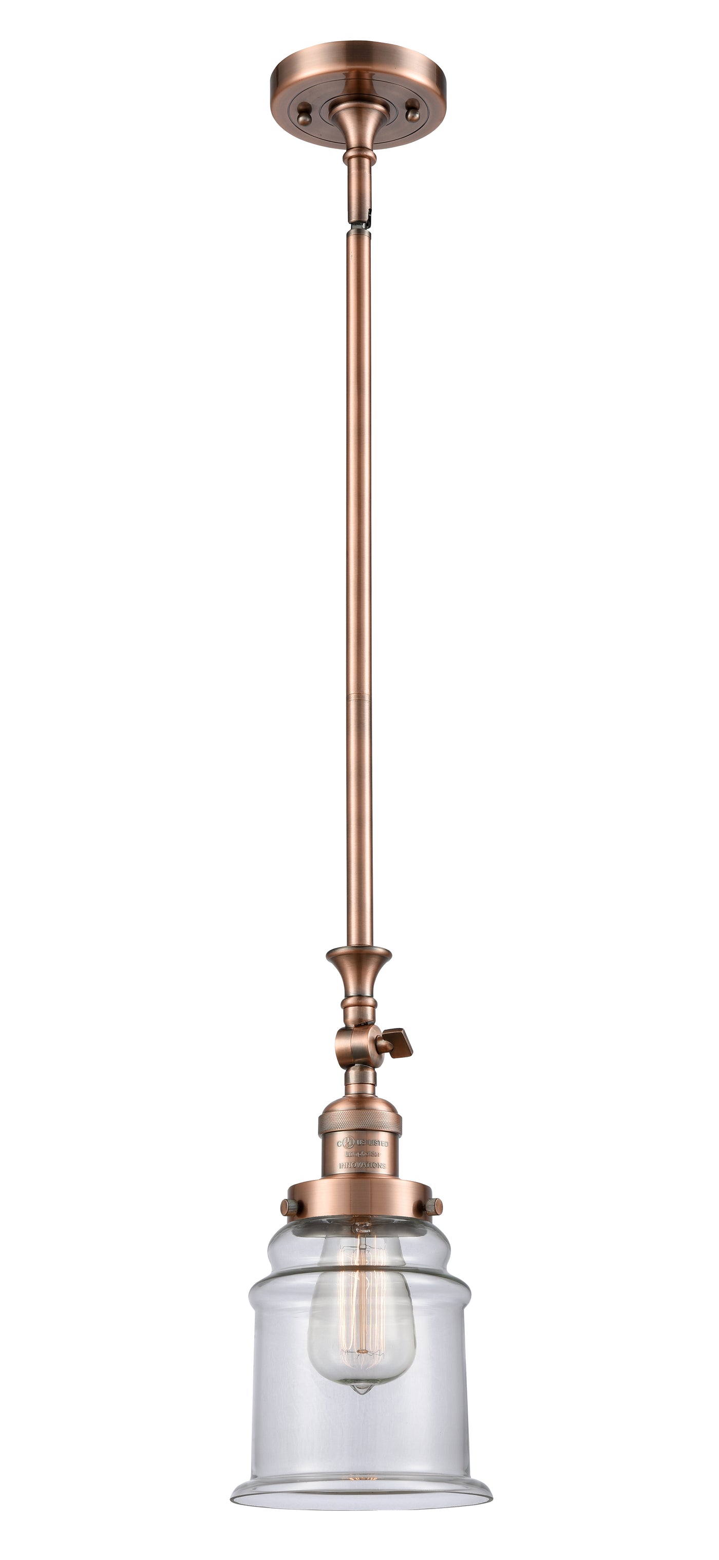 Franklin Restoration Mini Pendant Brass