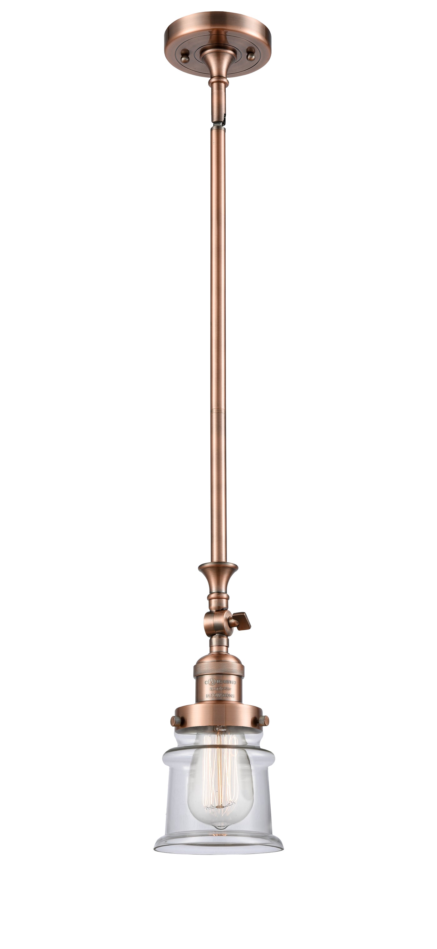 Franklin Restoration Mini Pendant Antique Brass