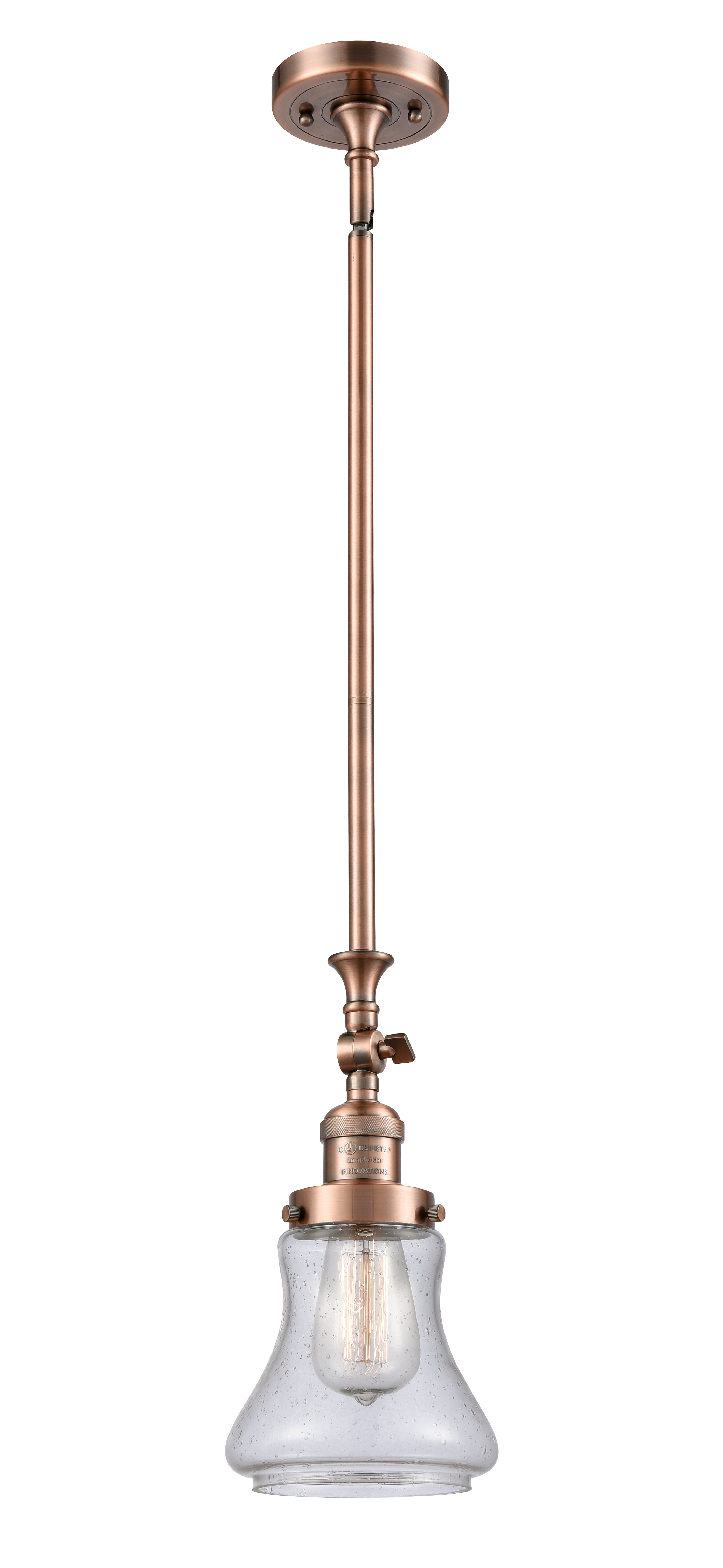 Franklin Restoration Mini Pendant Brass Finish