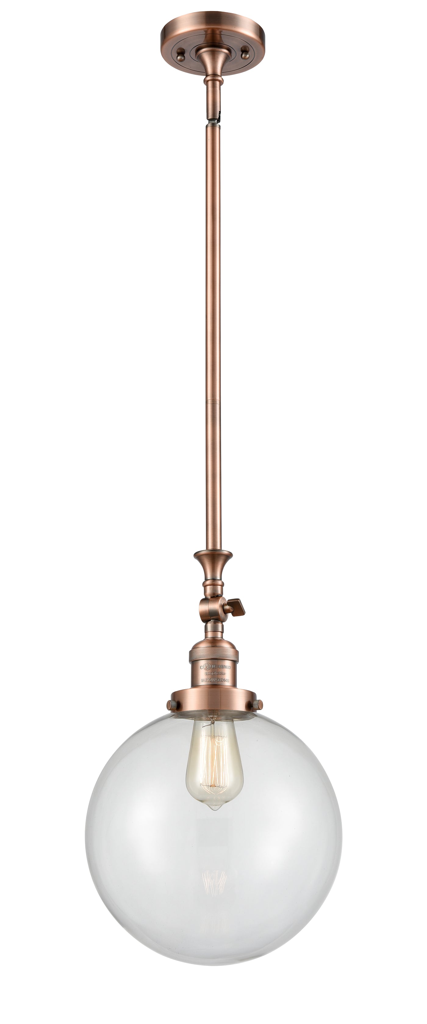 Franklin Restoration Mini Pendant Antique Brass