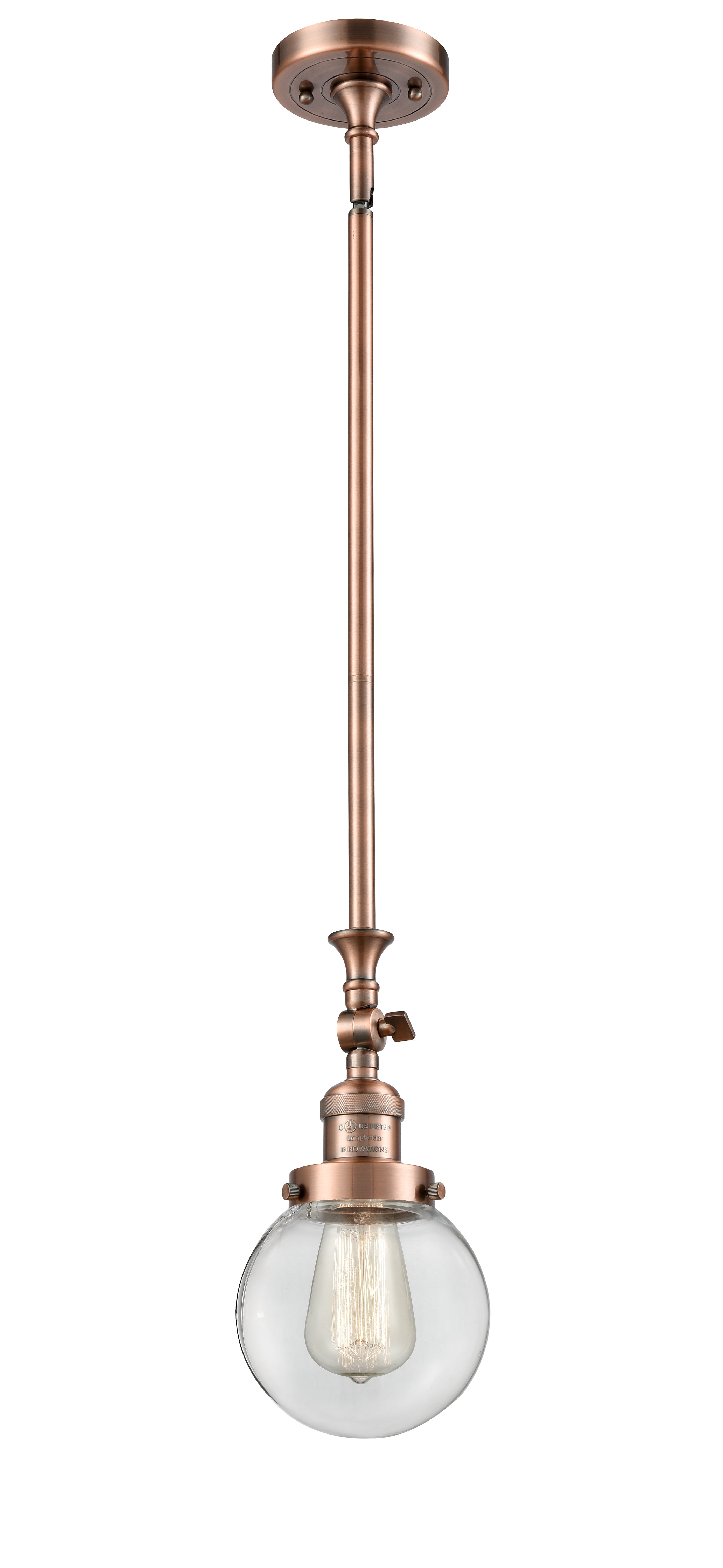 Franklin Restoration Mini Pendant Cast Brass