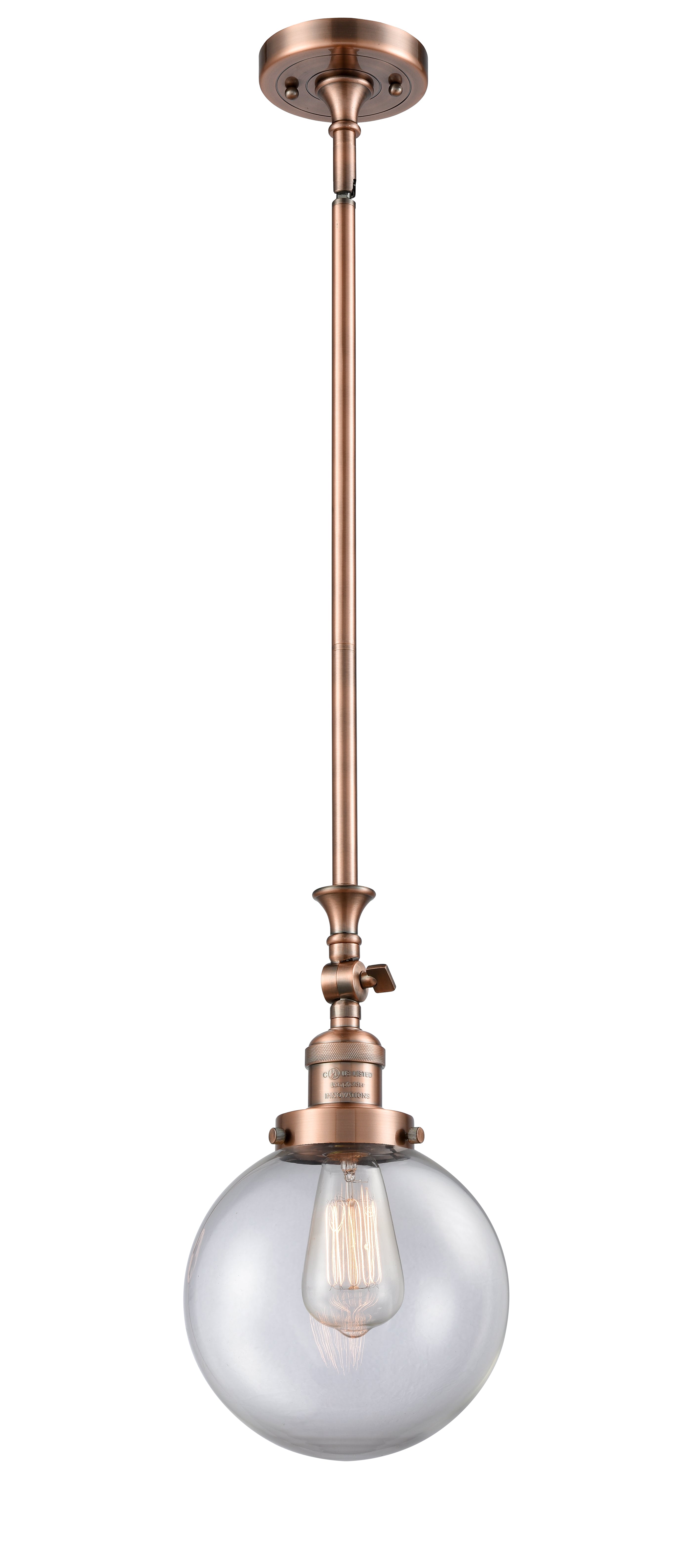 Franklin Restoration Mini Pendant Antique Brass