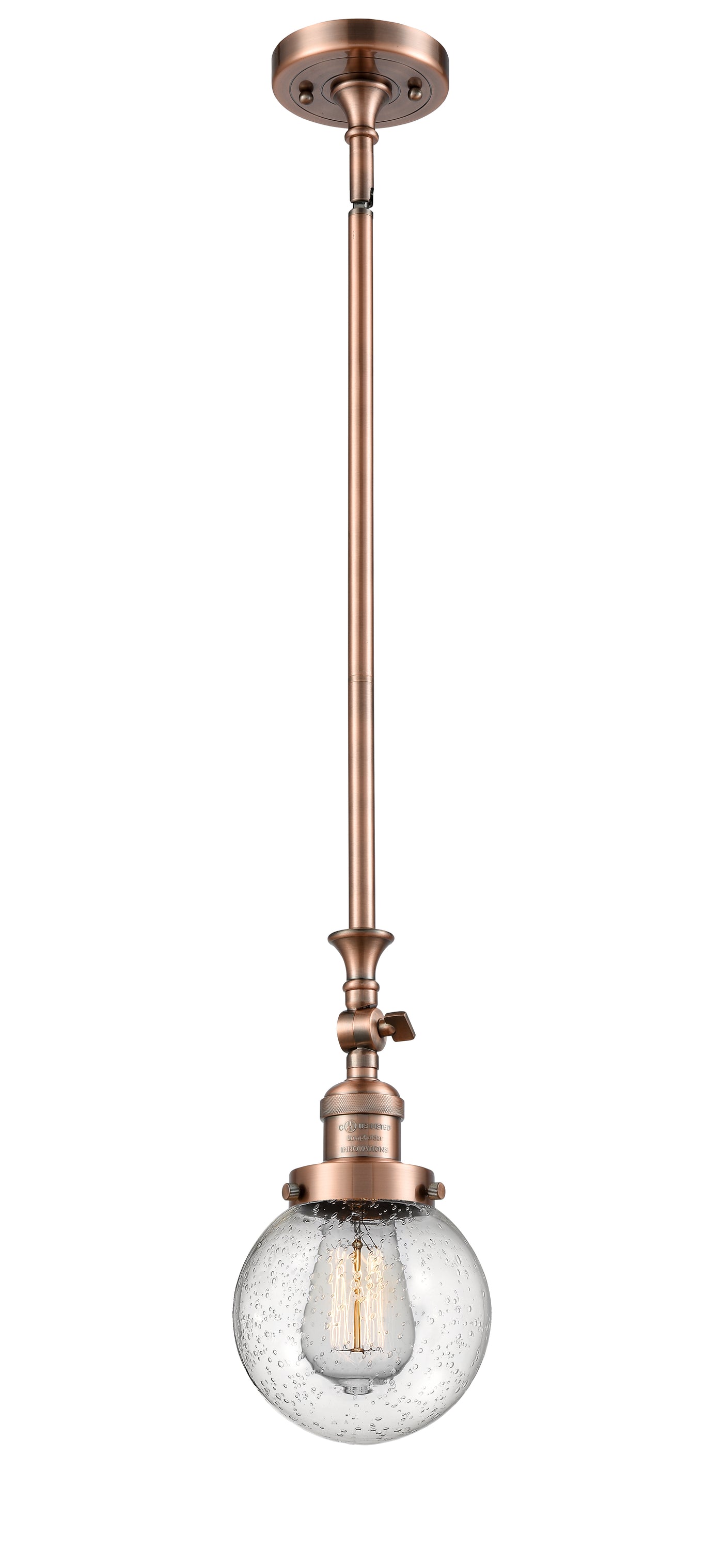 Franklin Restoration Mini Pendant Antique Brass