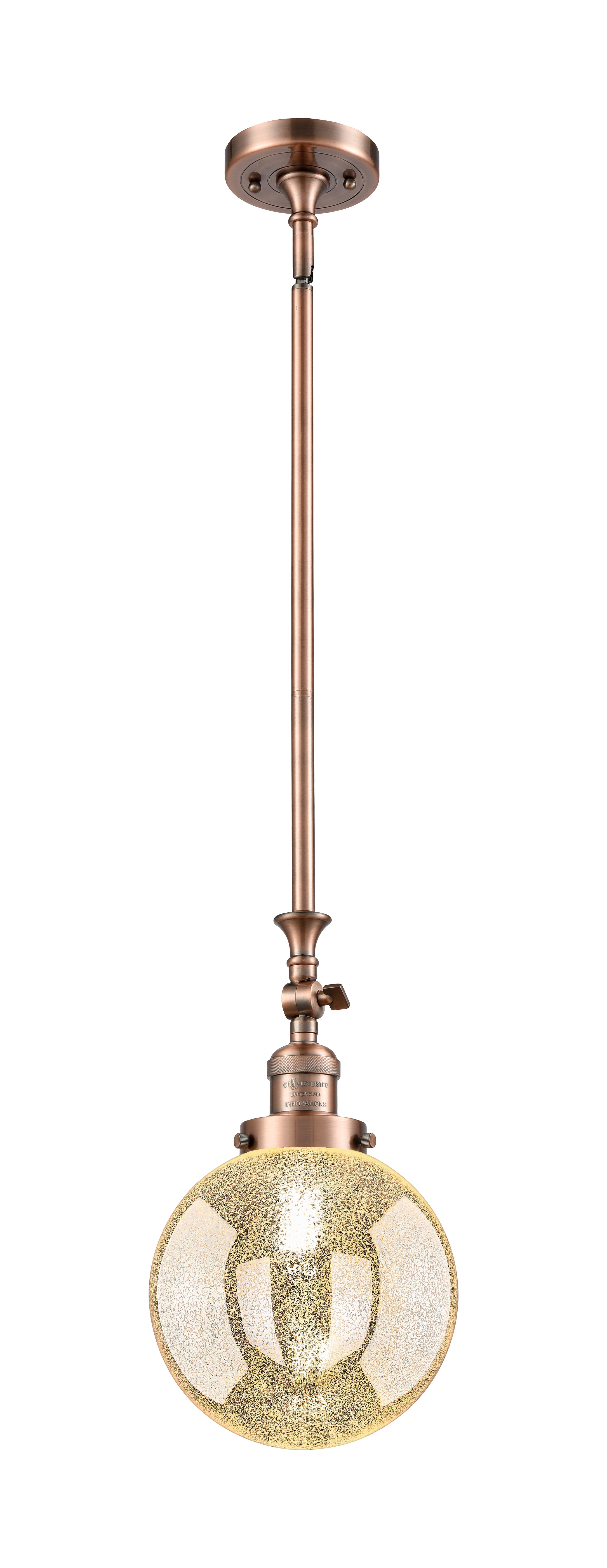 Franklin Restoration Mini Pendant Antique Brass