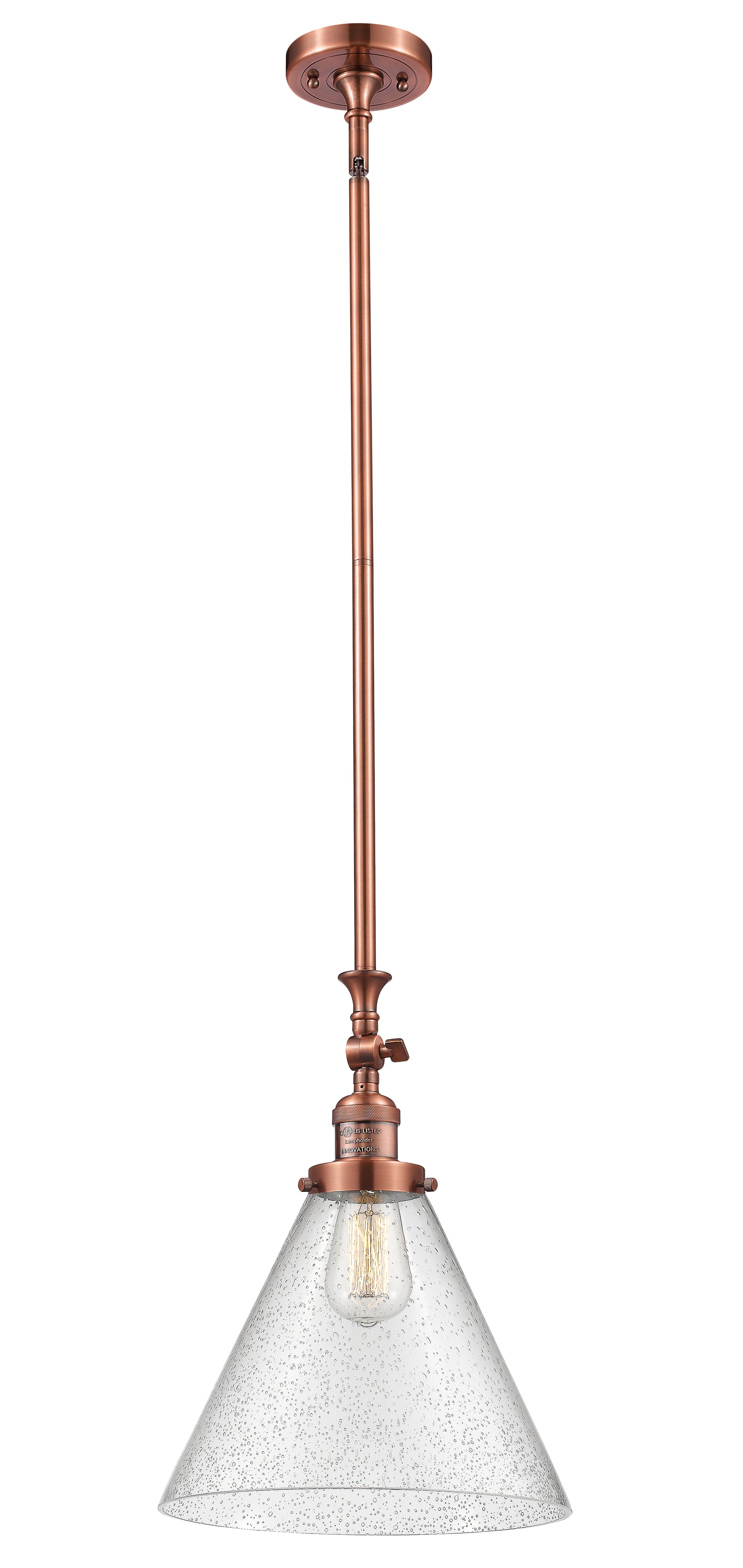 Franklin Restoration Mini Pendant Antique Brass