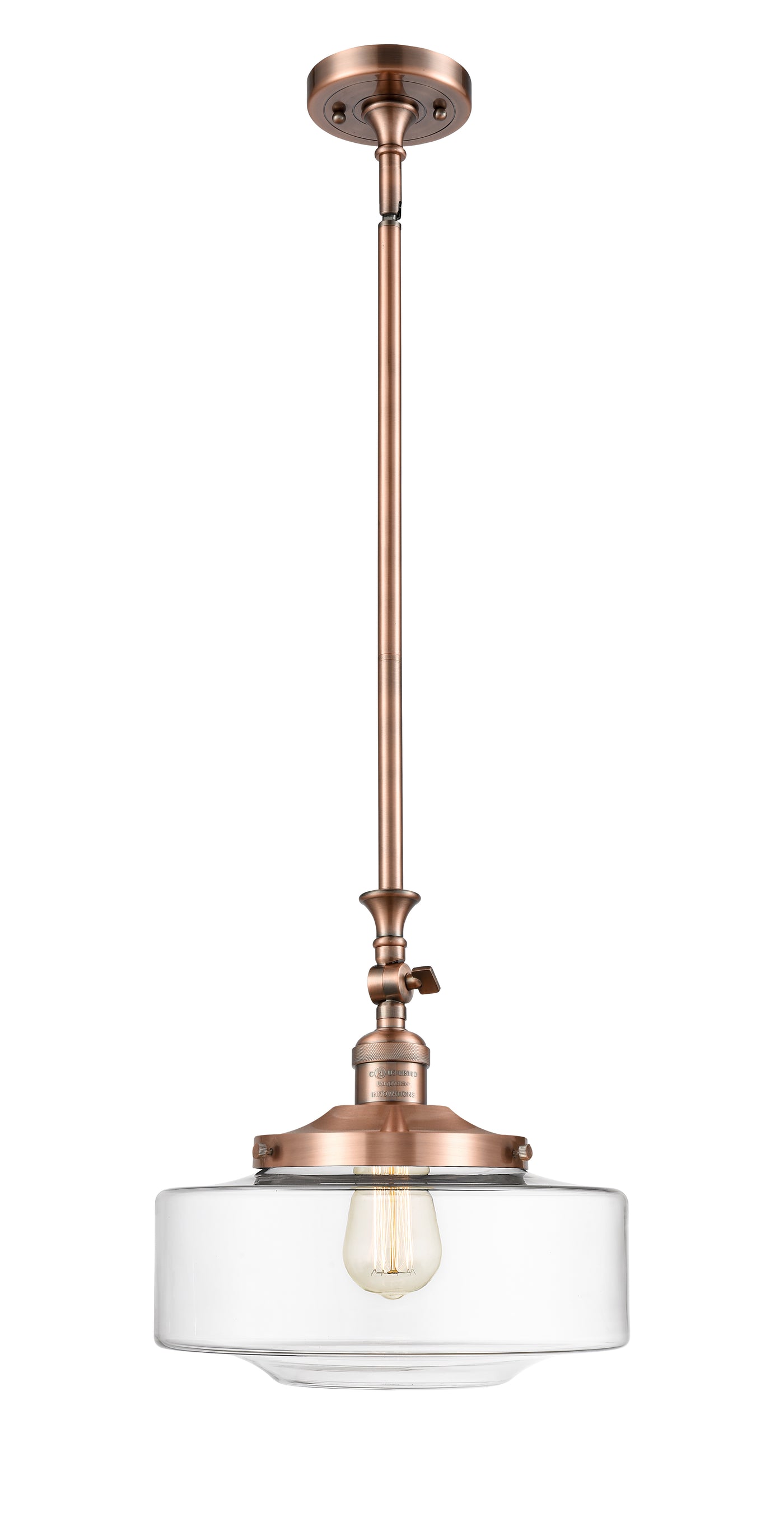 Franklin Restoration Mini Pendant Antique Brass