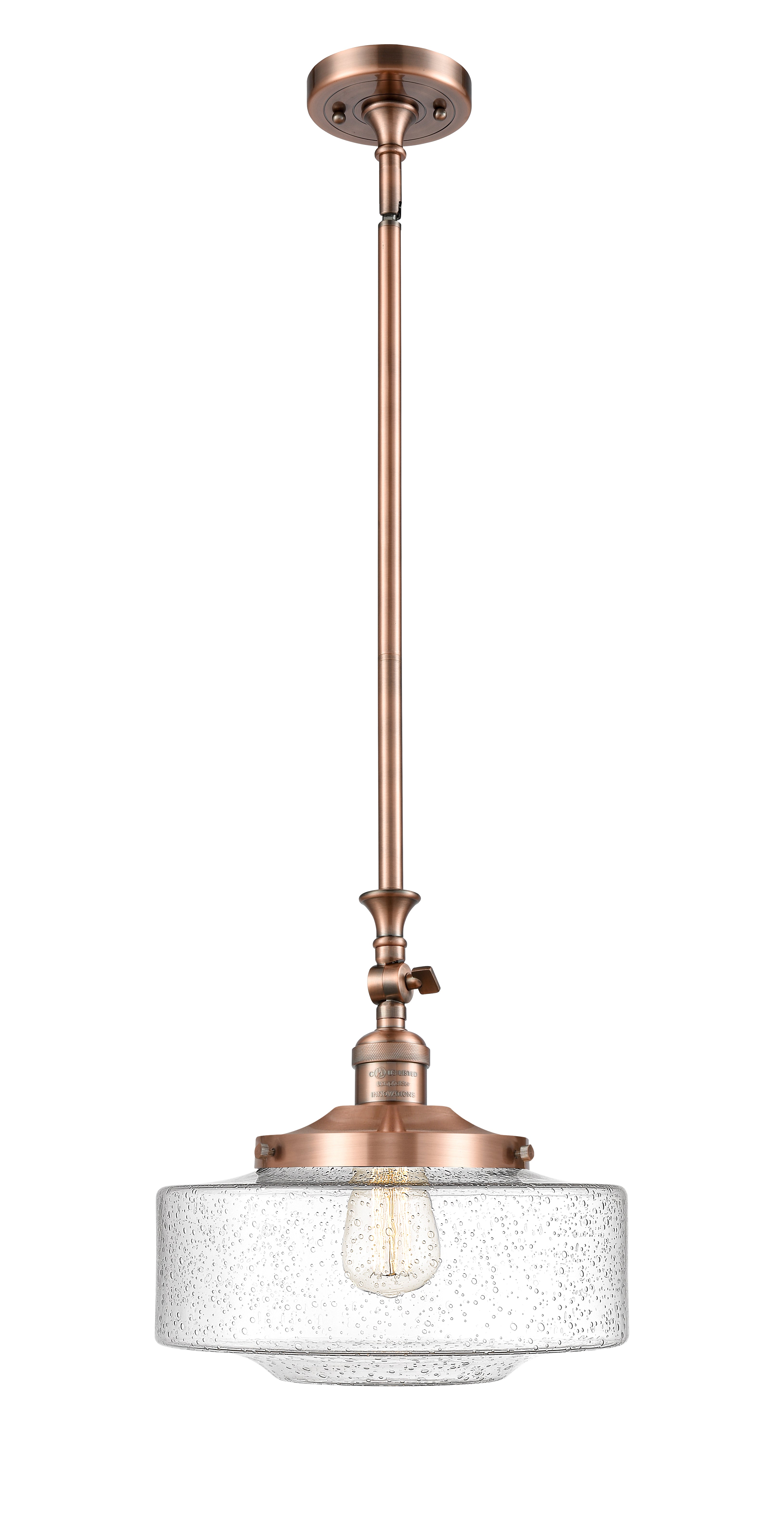 Franklin Restoration Mini Pendant Antique Brass