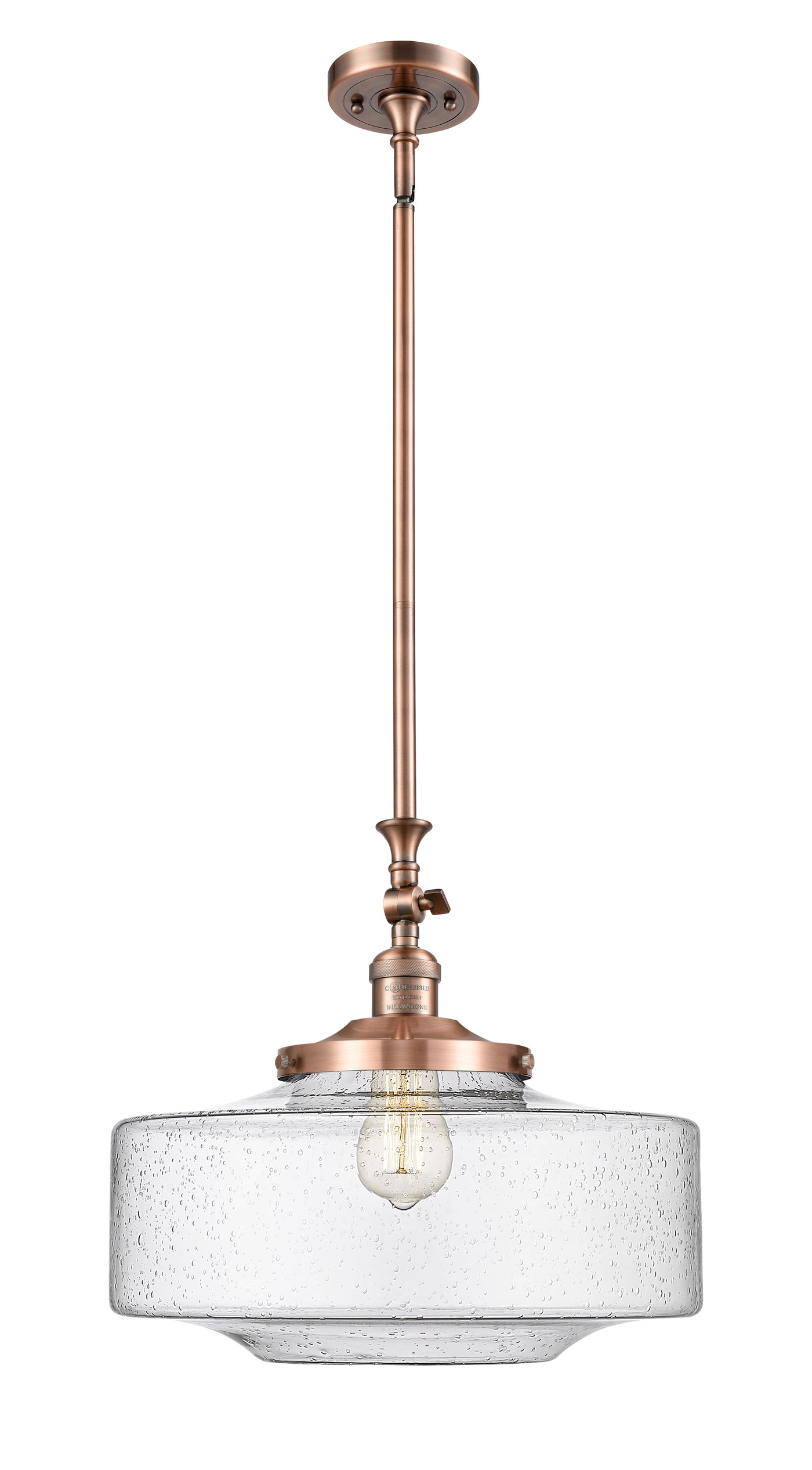 Franklin Restoration Mini Pendant Antique Brass