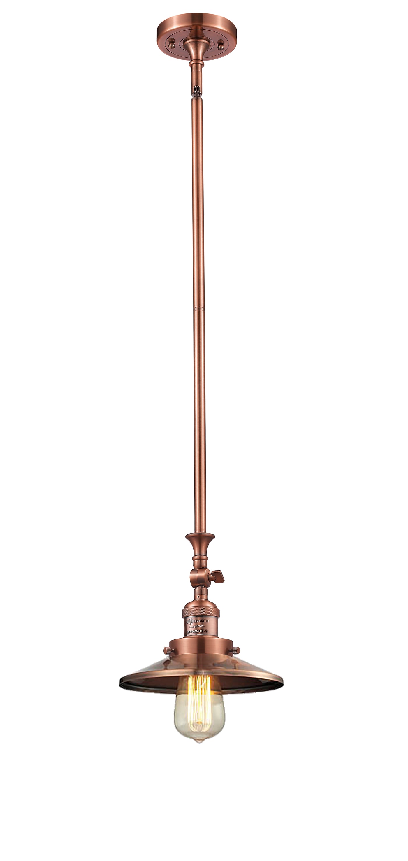 Franklin Restoration Mini Pendant 8 Inch