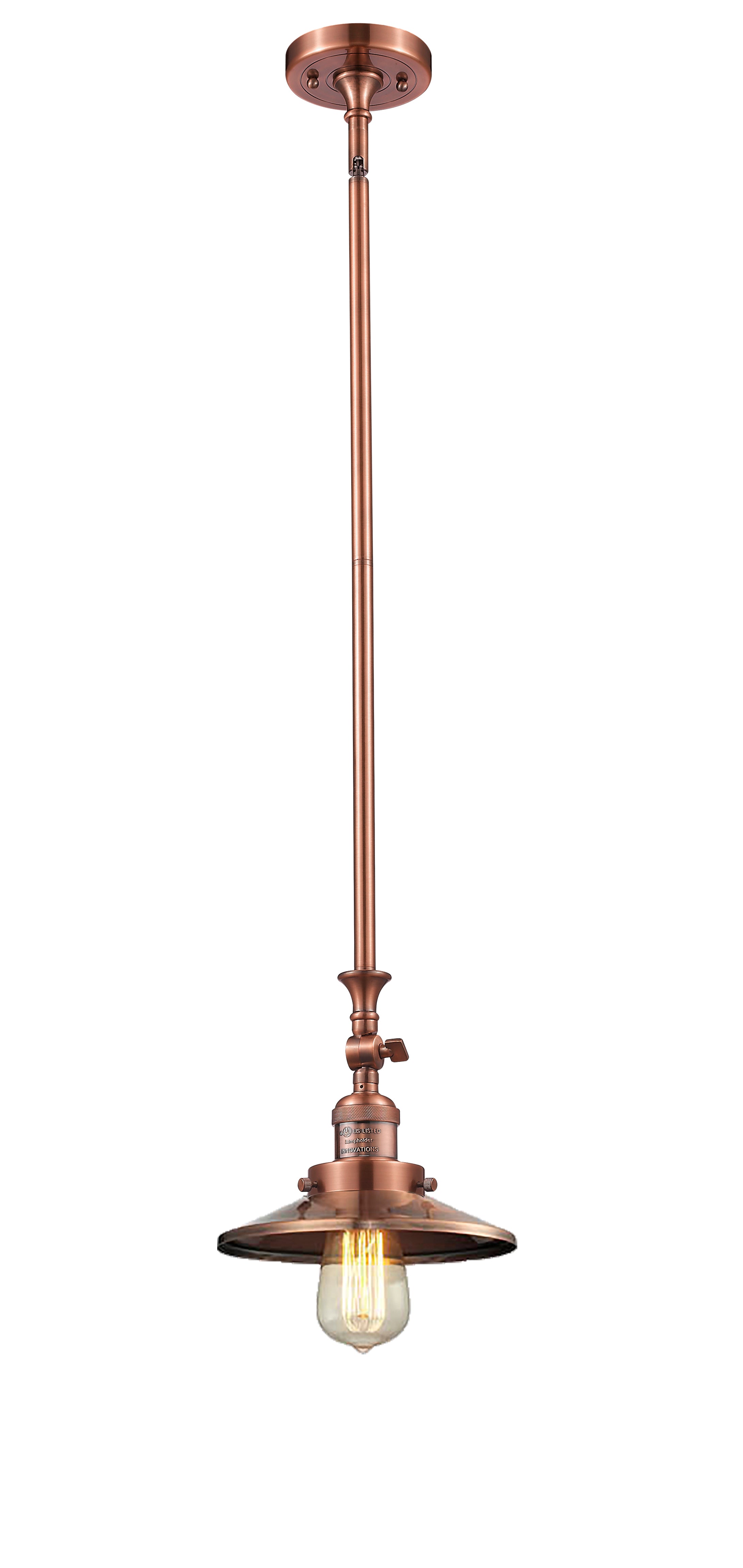 Franklin Restoration Mini Pendant Antique Brass