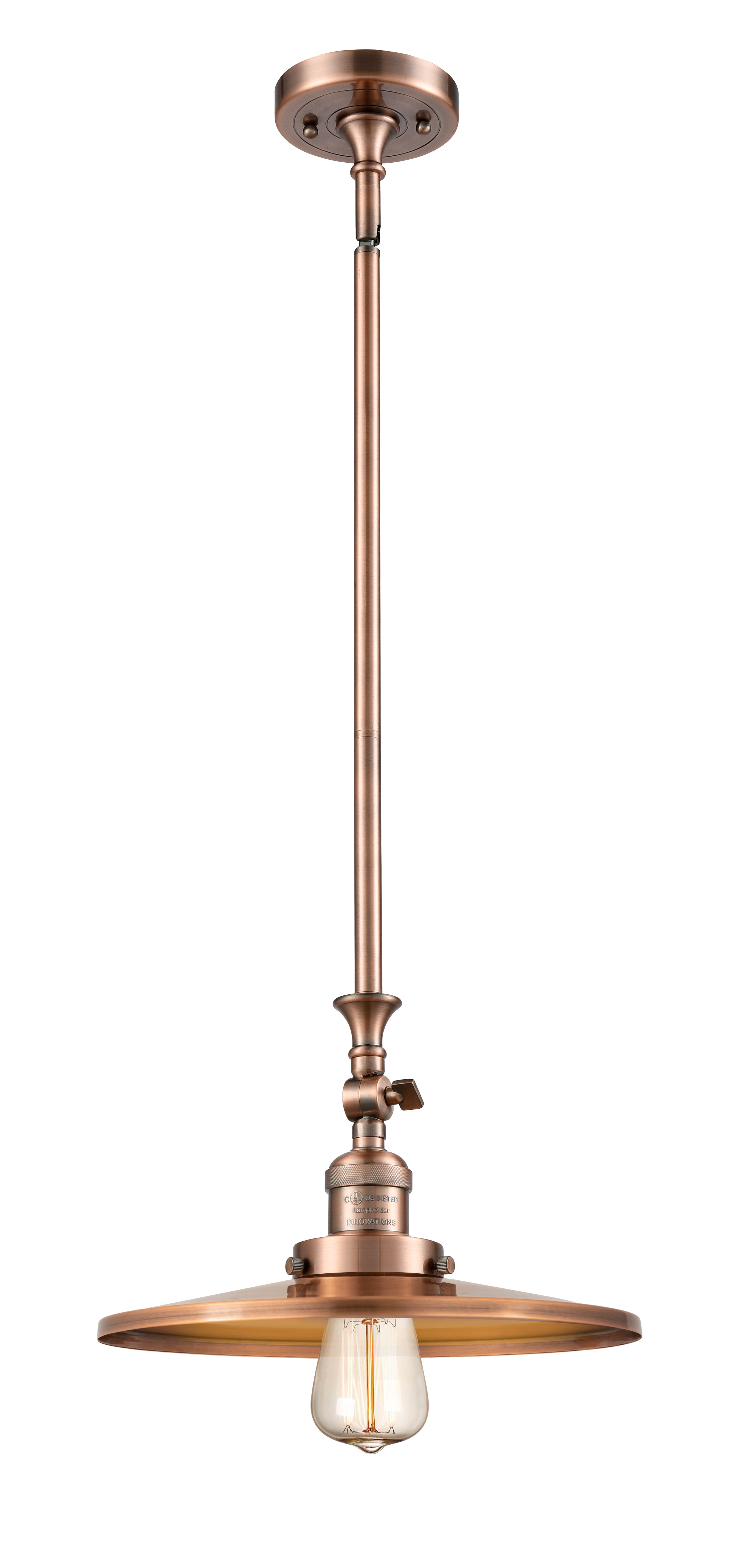 Franklin Restoration Cast Brass Mini Pendant