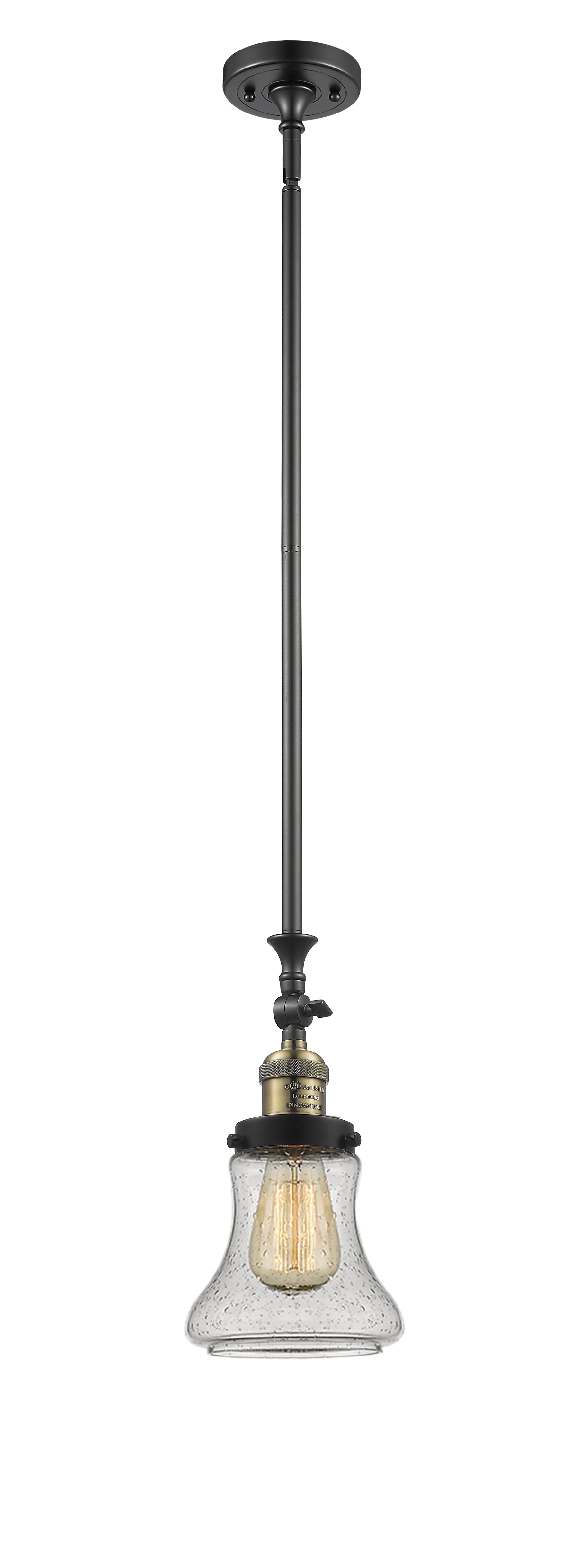 Franklin Restoration Mini Pendant Brass Finish