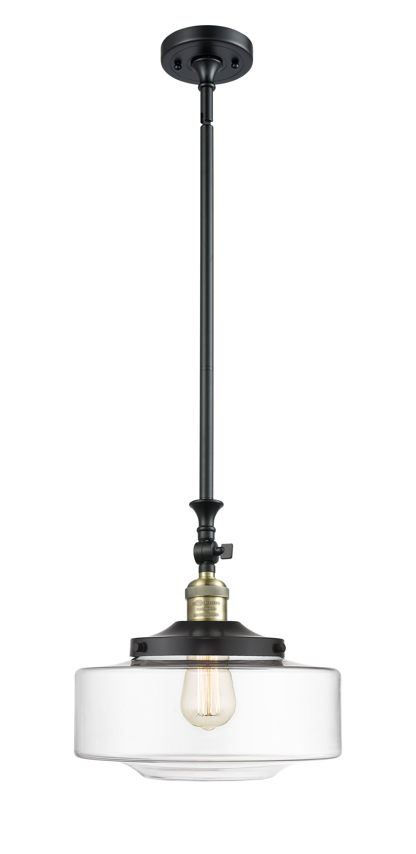 Franklin Restoration Mini Pendant Antique Brass