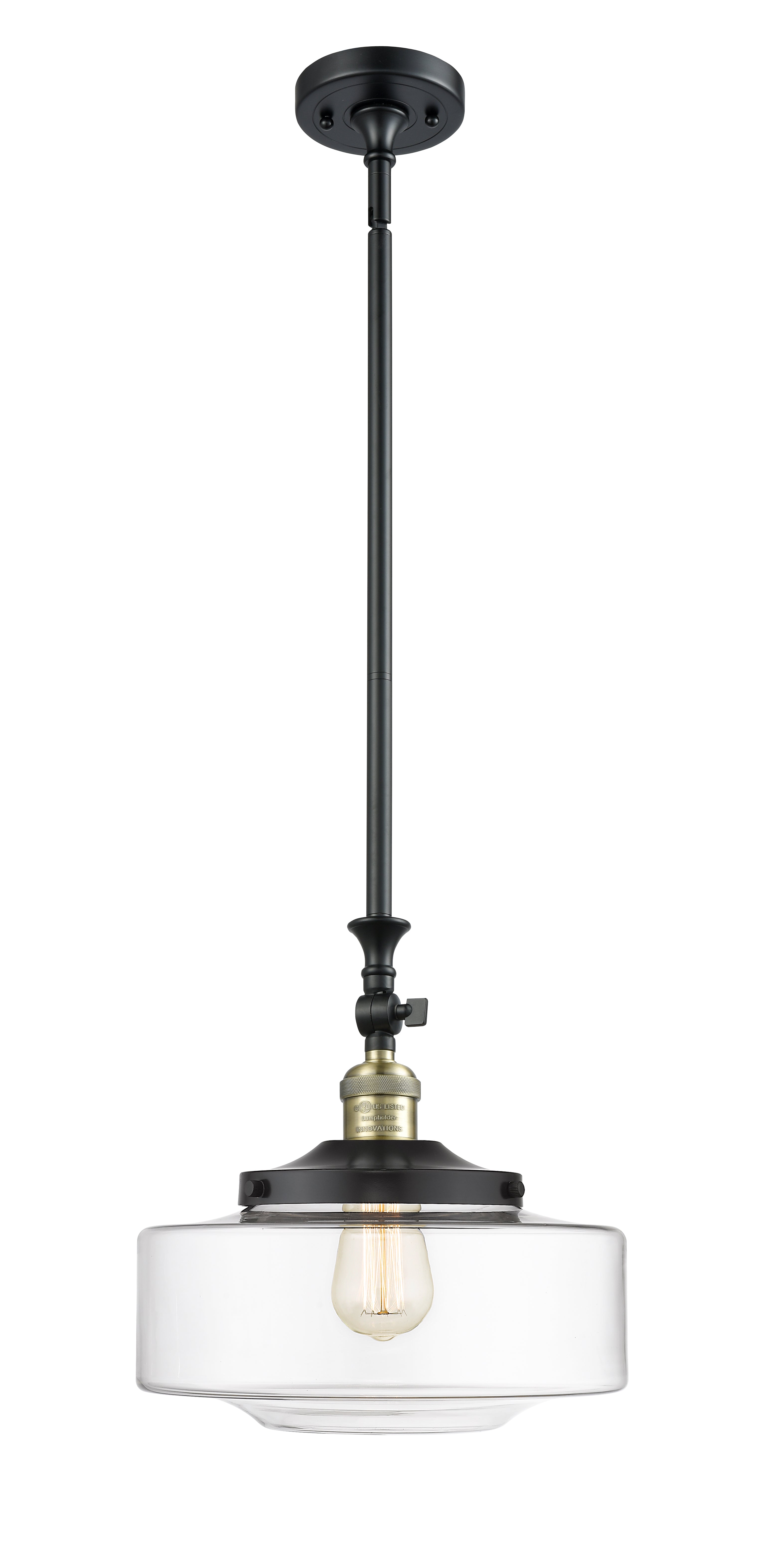 Franklin Restoration Mini Pendant Antique Brass