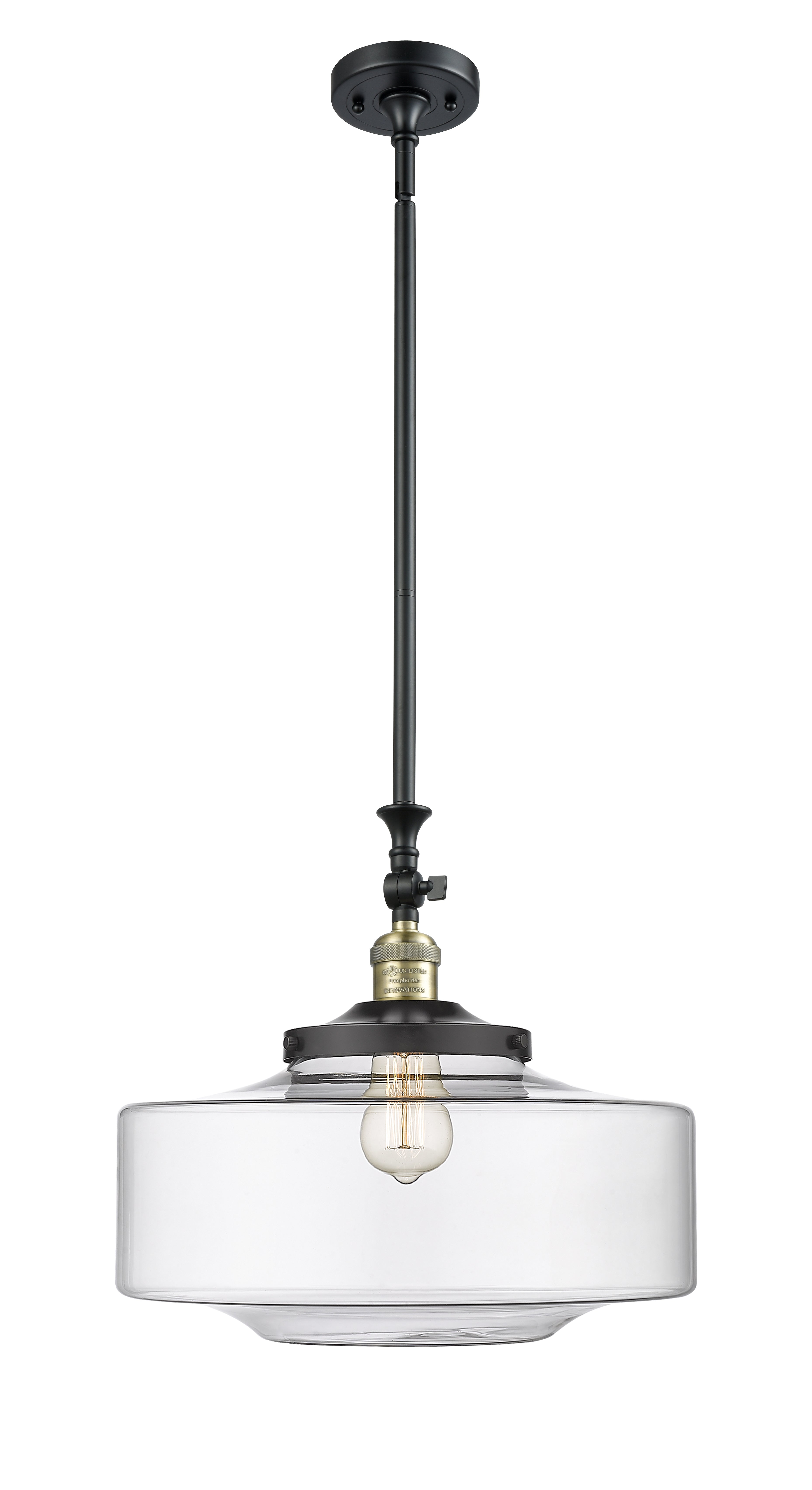 Franklin Restoration Mini Pendant Antique Brass
