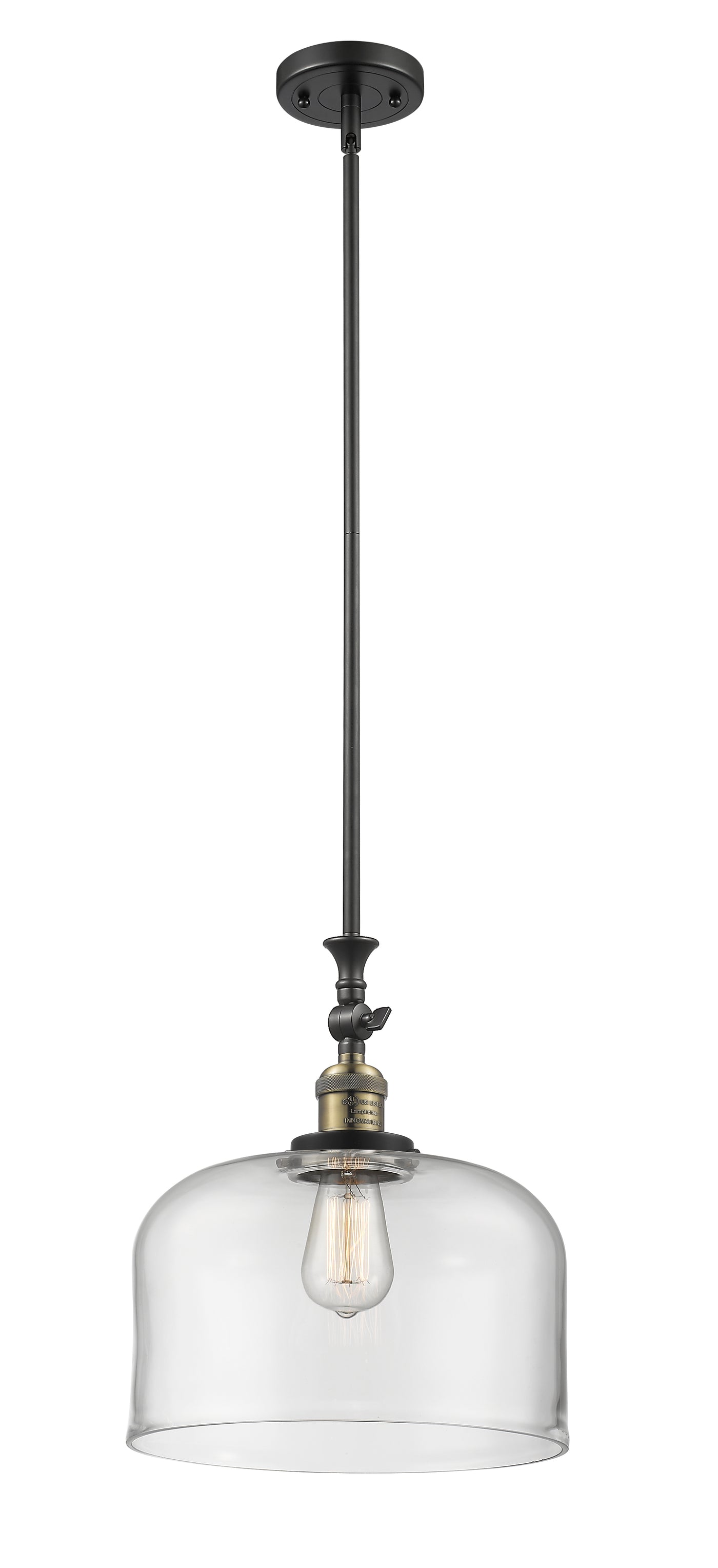 Franklin Restoration Mini Pendant Antique Brass