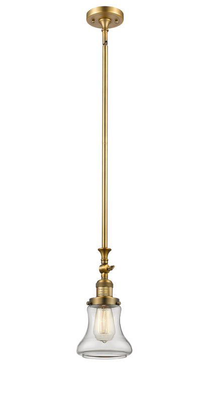 Franklin Restoration Mini Pendant Brass Finish