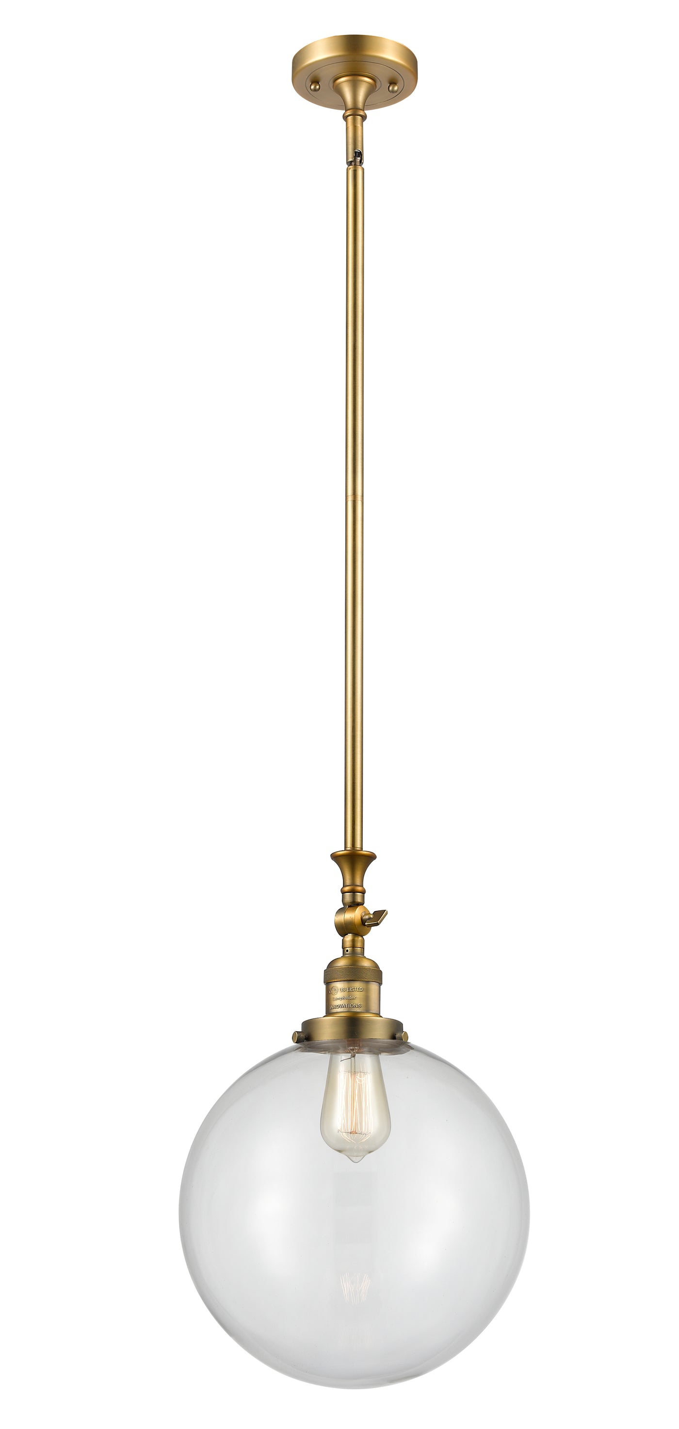 Franklin Restoration Antique Brass Mini Pendant