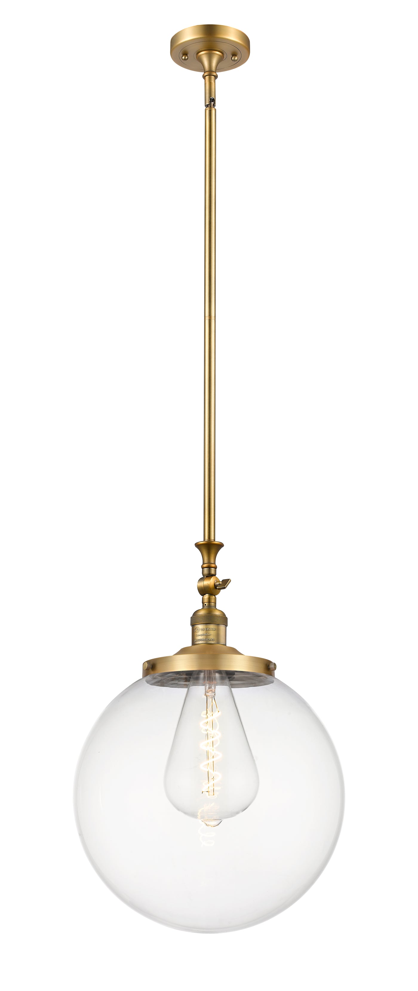 Franklin Restoration Mini Pendant Antique Brass