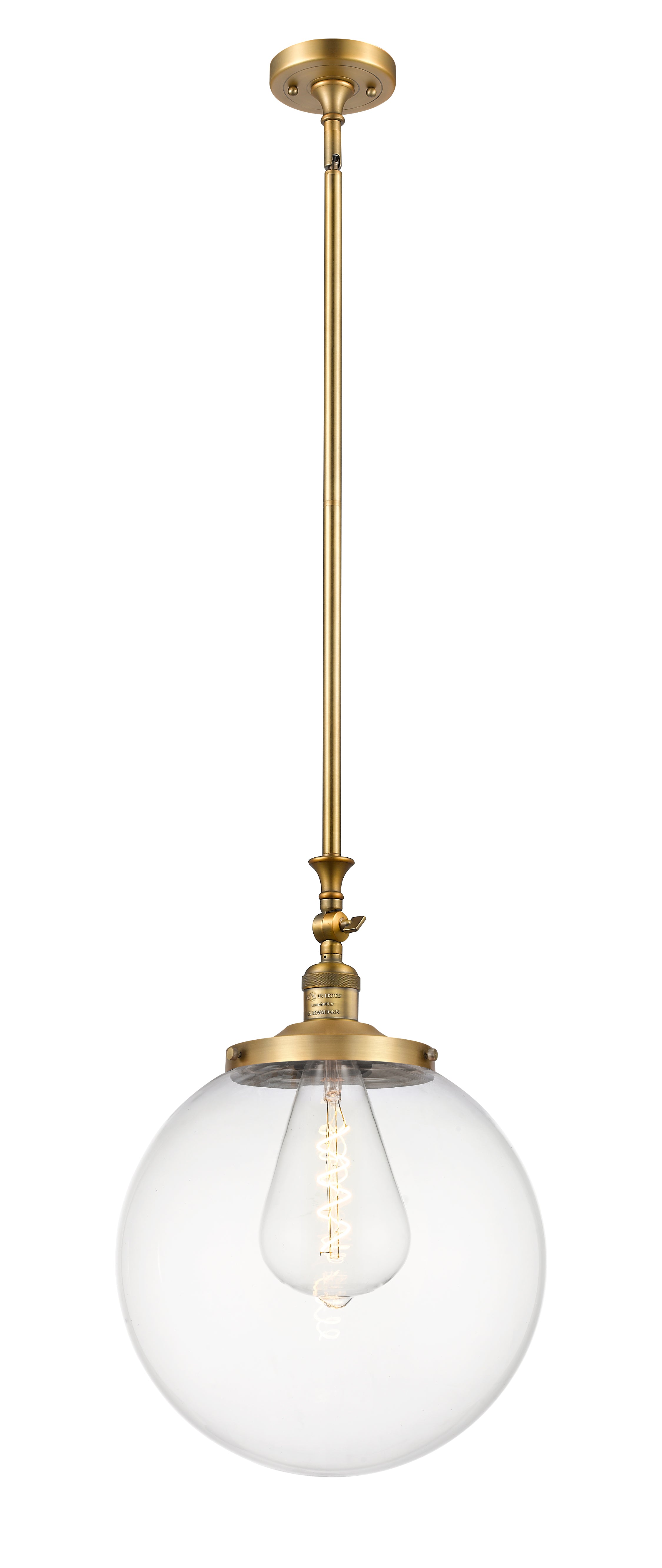 Franklin Restoration Mini Pendant Antique Brass