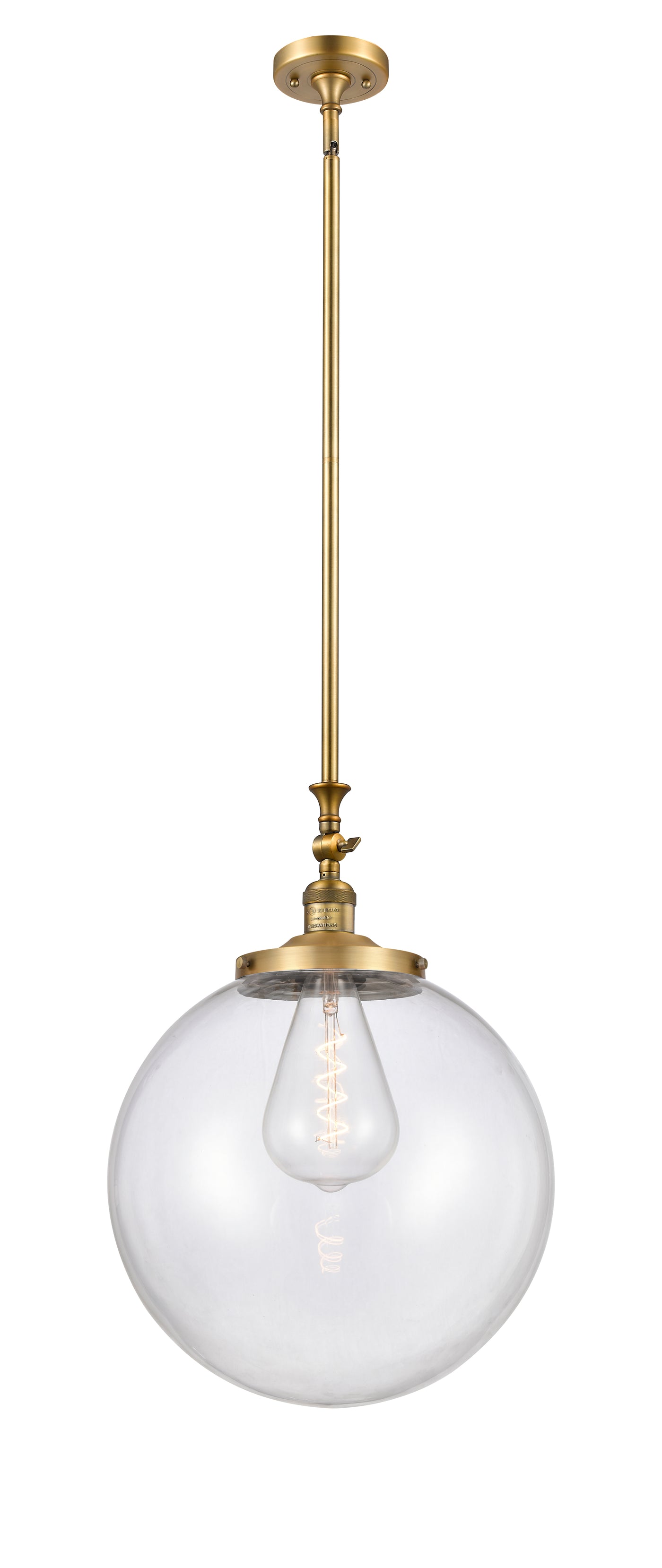 Franklin Restoration Mini Pendant Brass