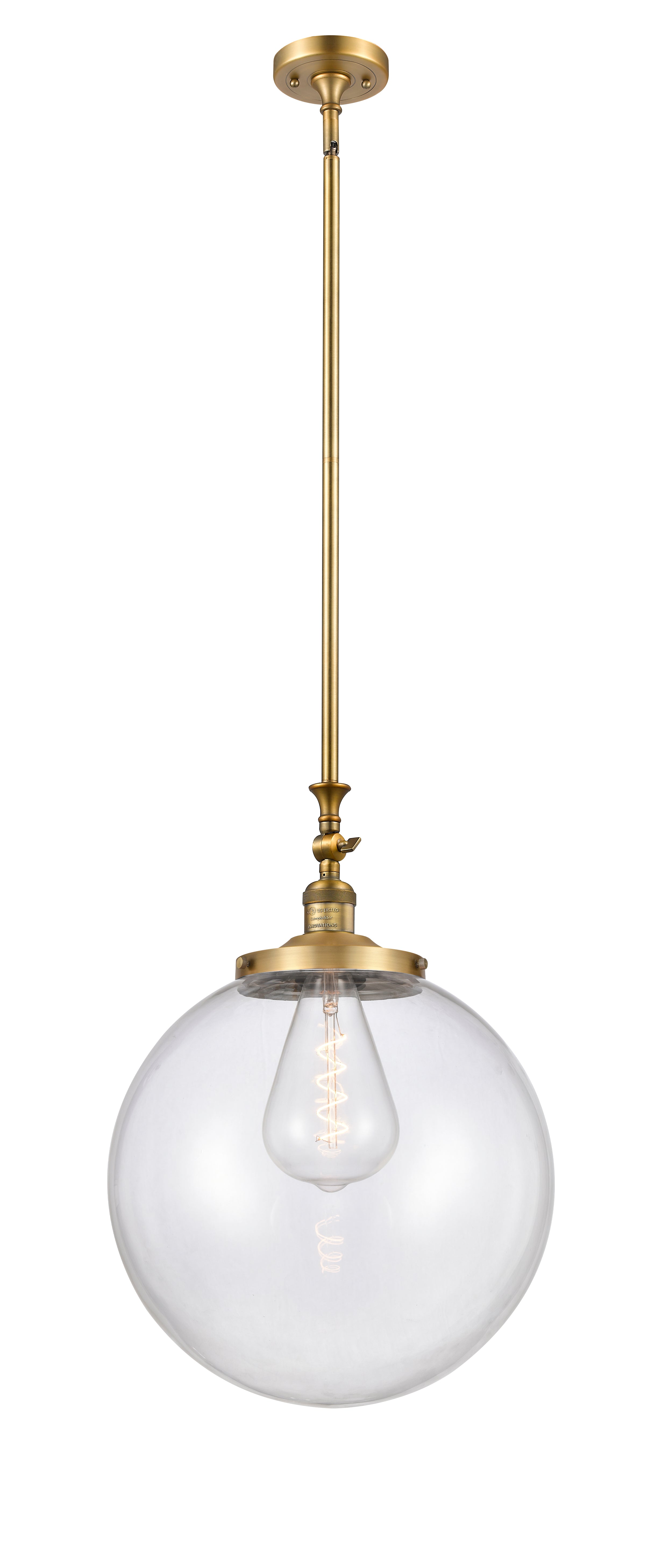 Franklin Restoration Mini Pendant Brass
