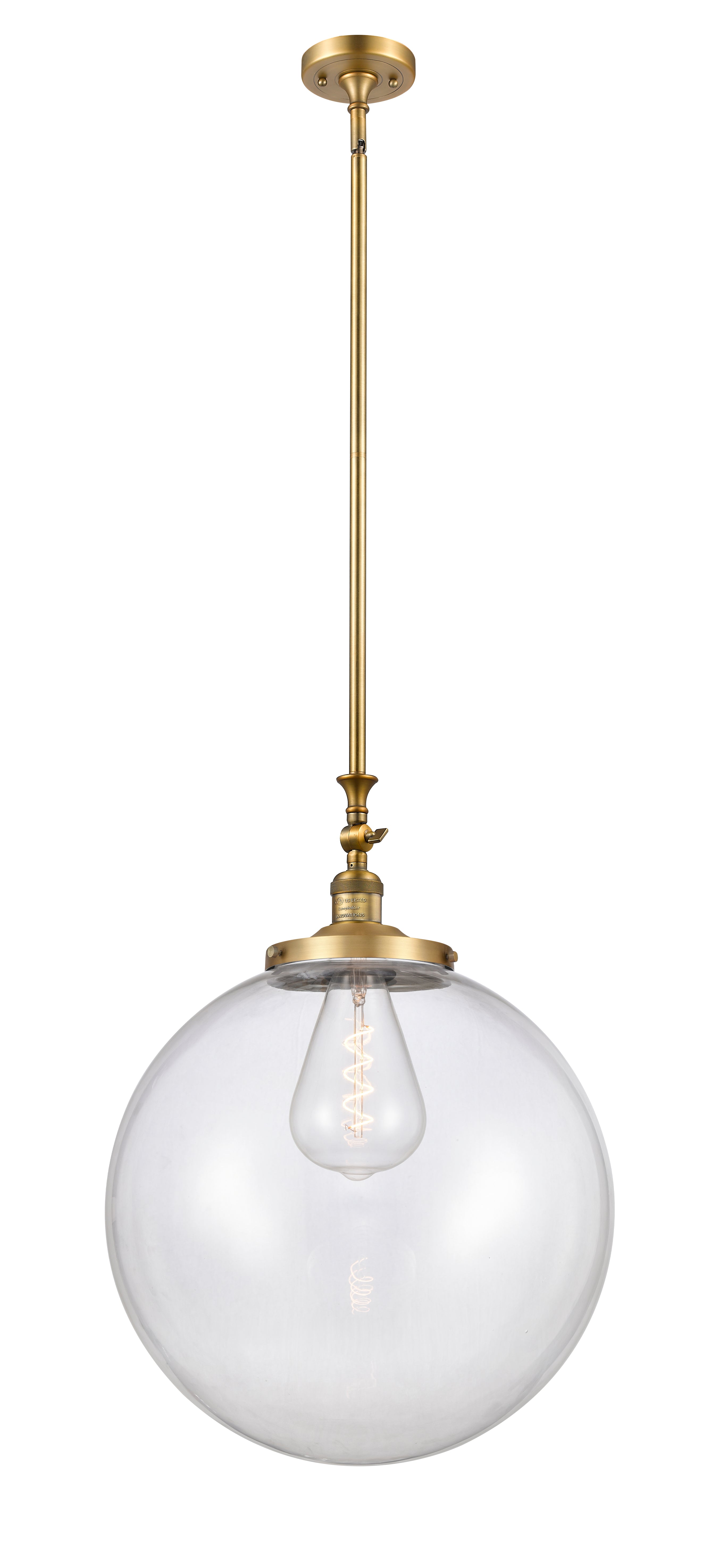 Franklin Restoration Mini Pendant Cast Brass
