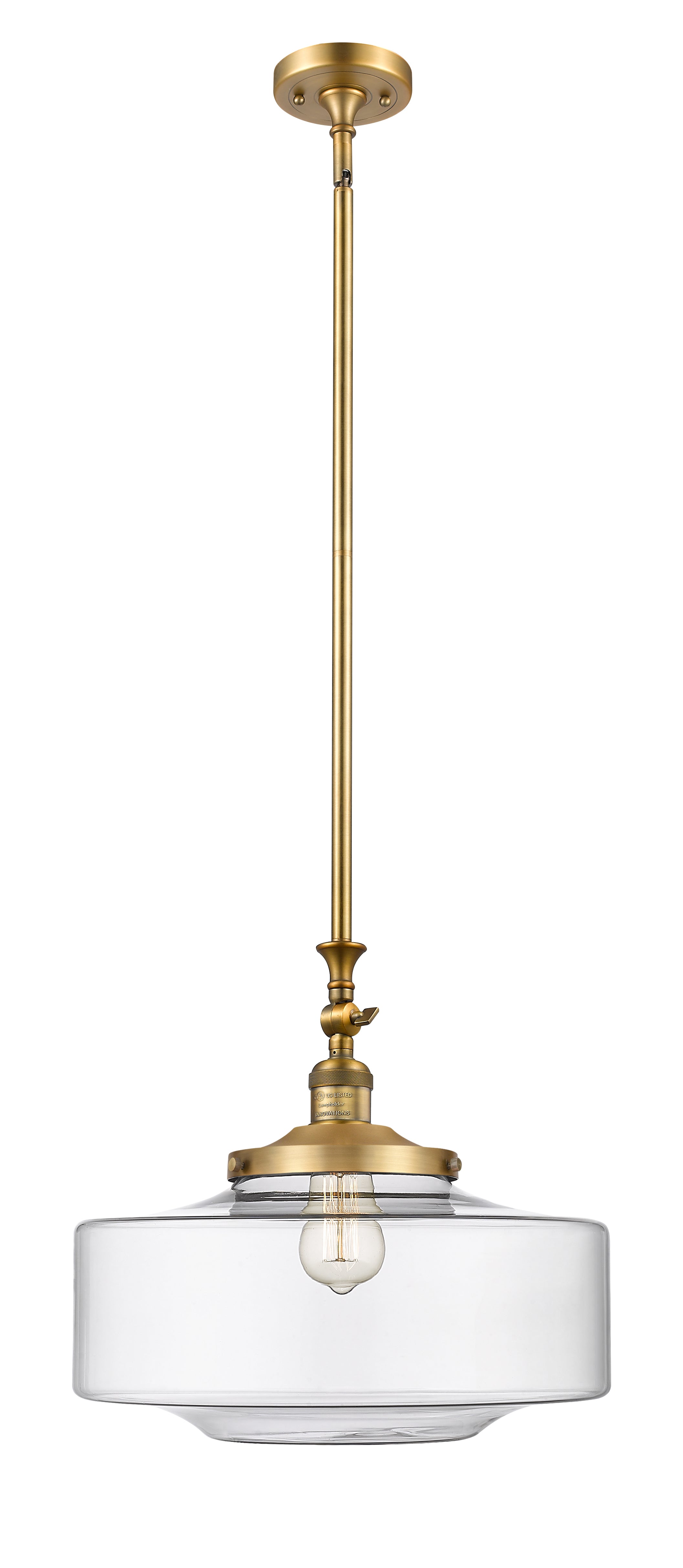 Franklin Restoration Mini Pendant Antique Brass