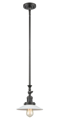 Franklin Restoration Mini Pendant Brass Glass
