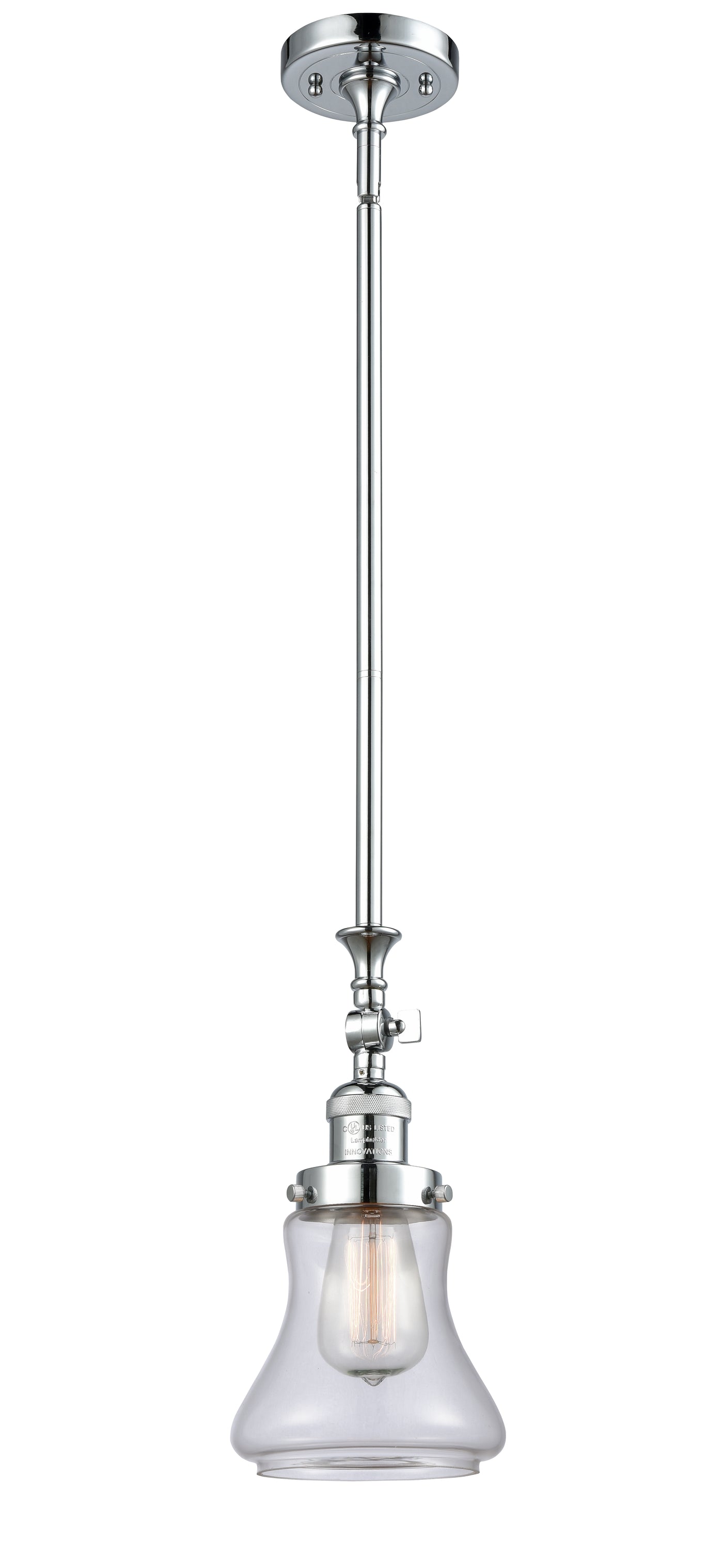 Franklin Restoration Mini Pendant Brass Finish