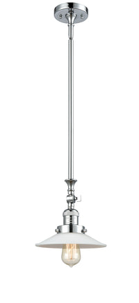 Franklin Restoration Mini Pendant Brass Glass