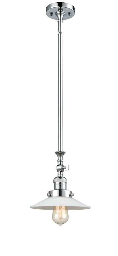 Franklin Restoration Mini Pendant Brass Glass