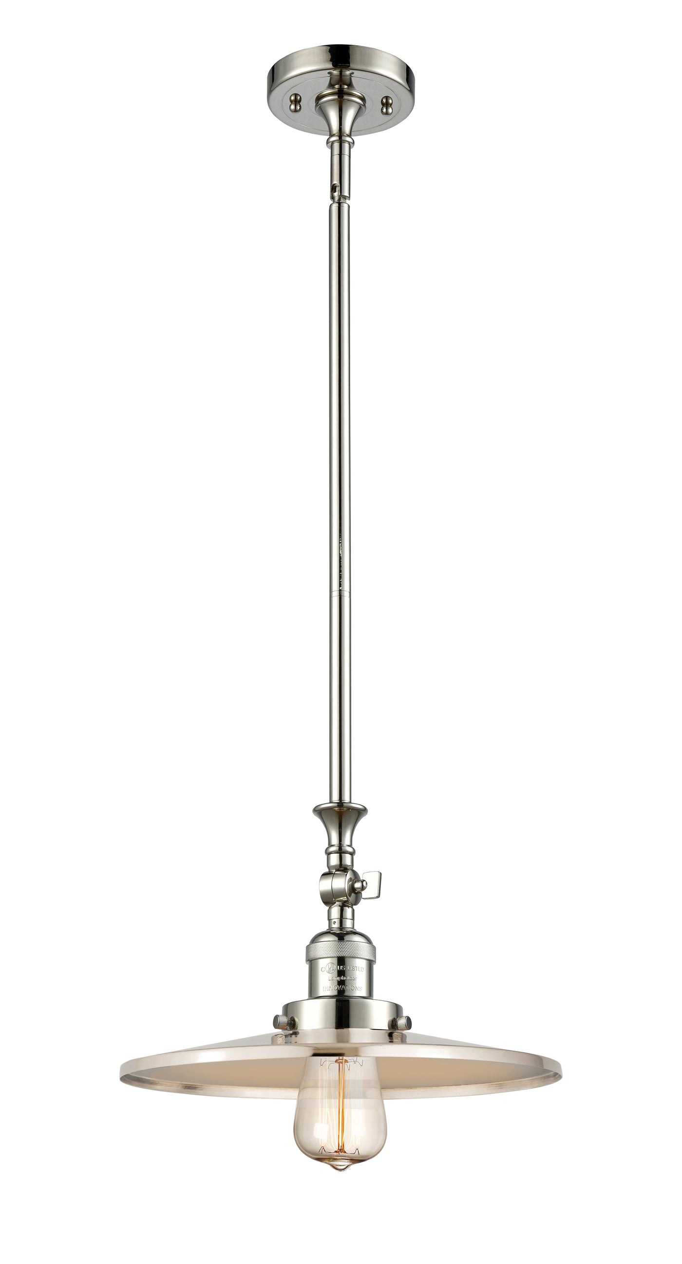 Franklin Restoration Mini Pendant Brass Steel