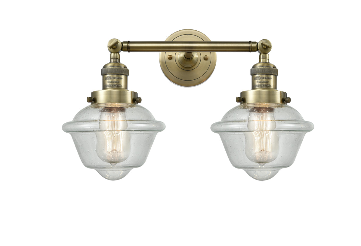 Oxford 17-Inch 2-Light Bath Vanity Light 10-Inch High