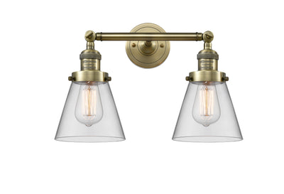 Franklin Restoration Vanity Light Brass Finish