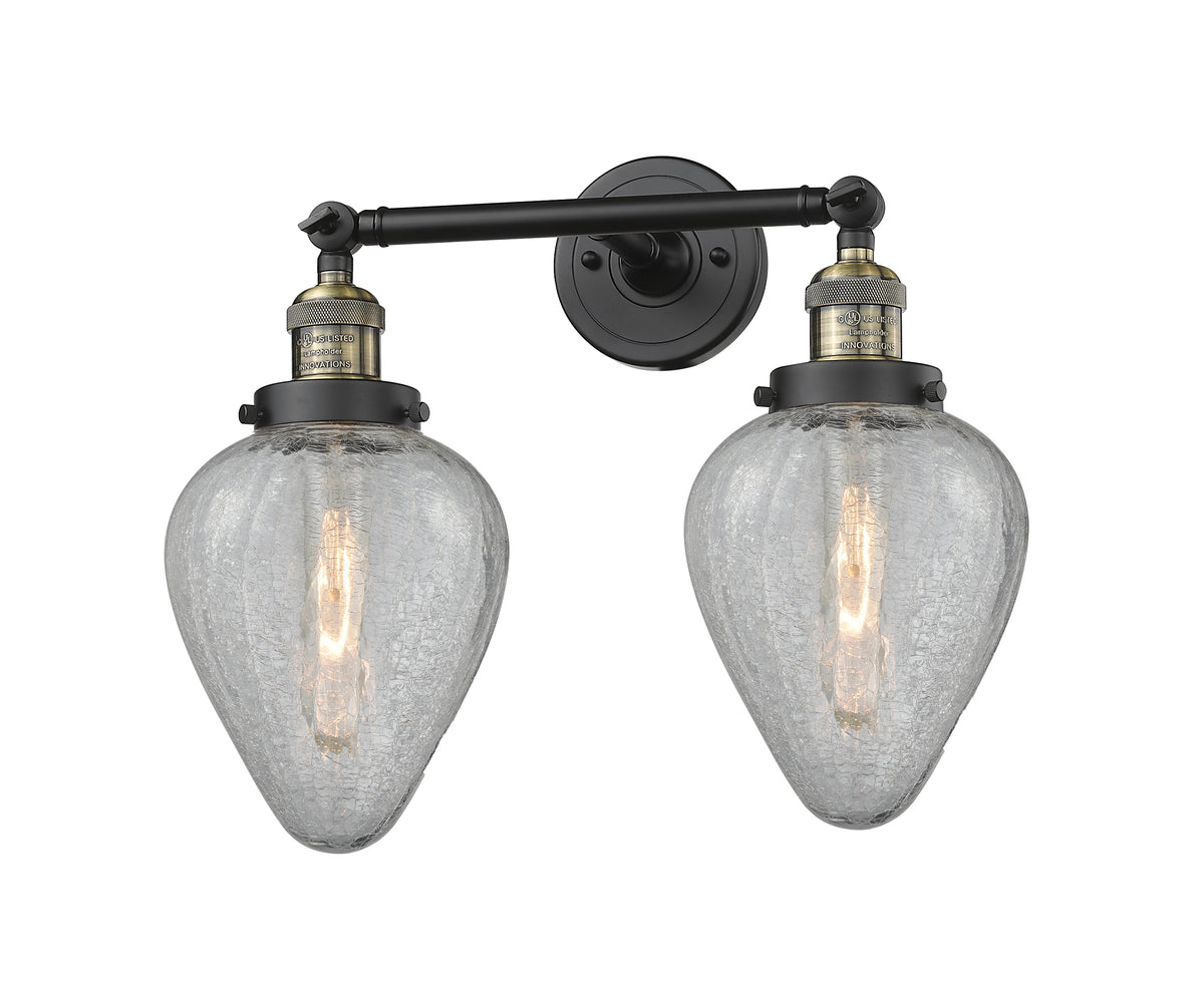 Geneseo 17-Inch 2-Light Bath Vanity Light with LED Bulbs