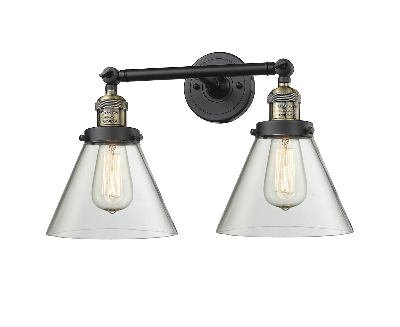 Franklin Restoration Vanity Light Cast Brass