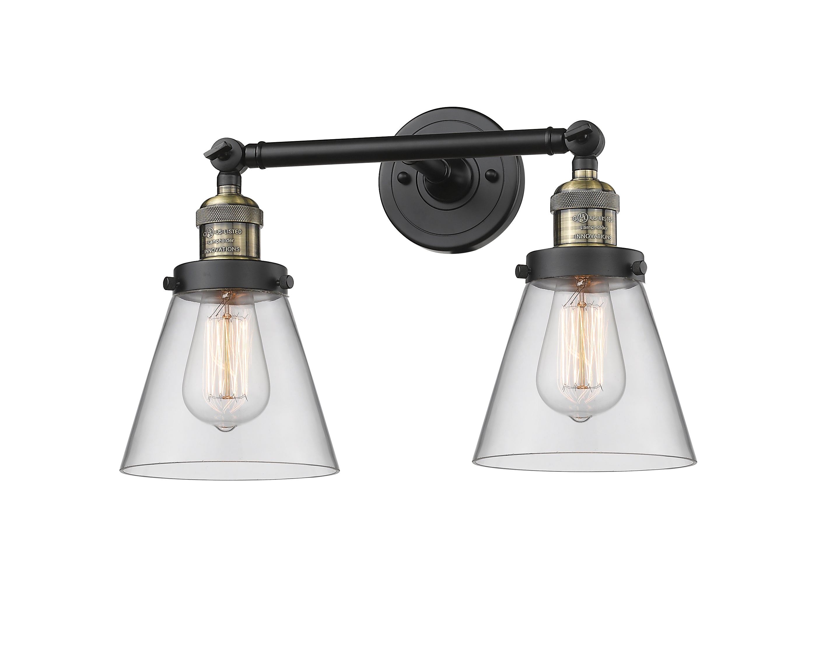 Franklin Restoration Vanity Light Brass Finish