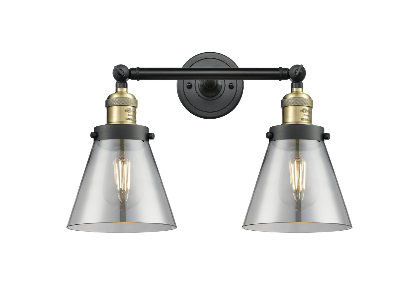 Franklin Restoration Vanity Light Brass Finish