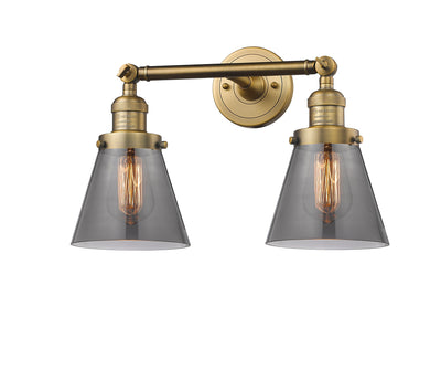 Franklin Restoration Vanity Light Brass Finish