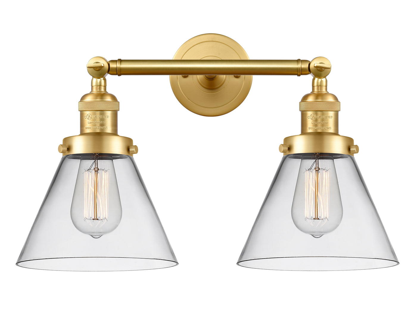 Franklin Restoration Vanity Light Cast Brass