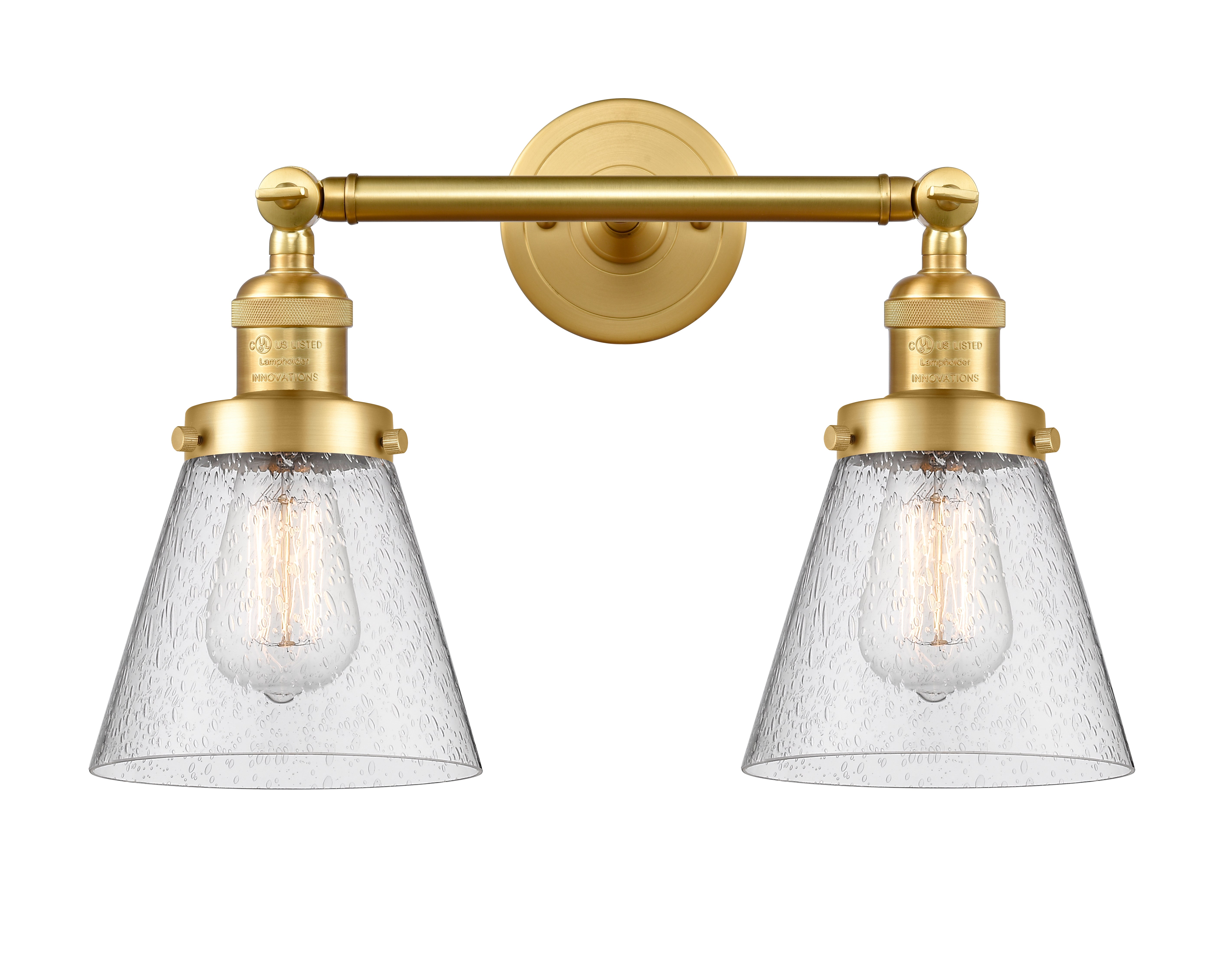 Franklin Restoration Vanity Light Brass Finish