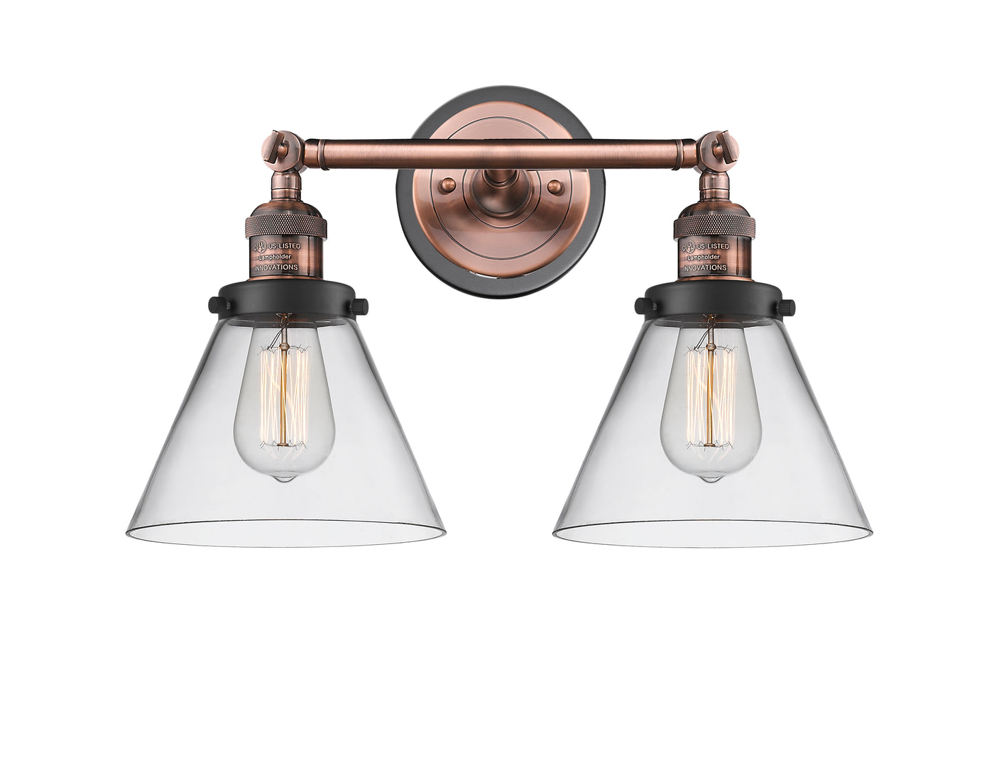 Franklin Restoration Vanity Light Cast Brass