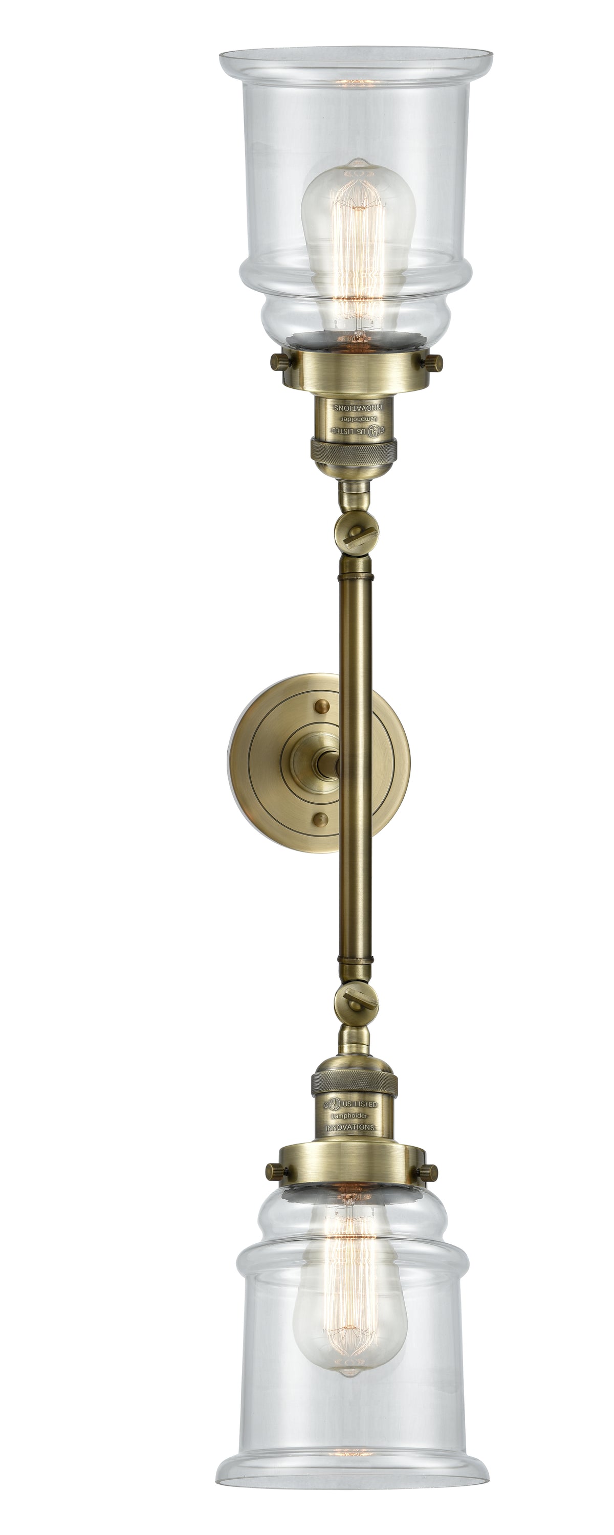 Canton 6-Inch 2-Light Bath Vanity Light 33.375-Inch High