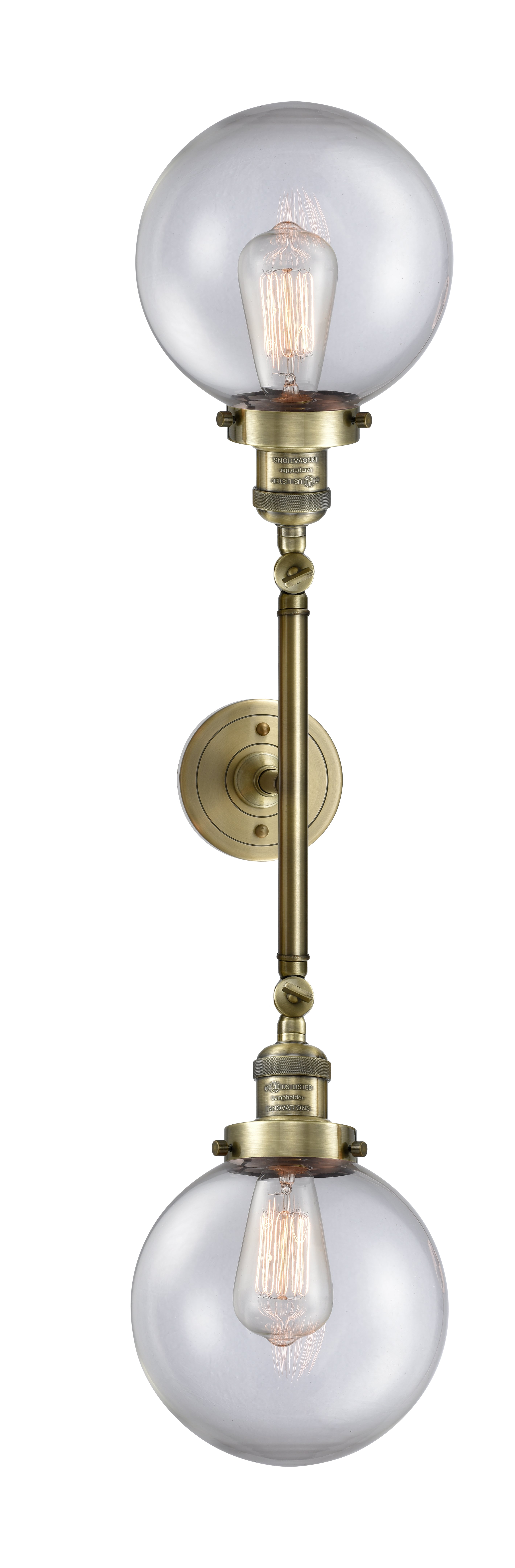 Franklin Restoration Vanity Light Cast Brass
