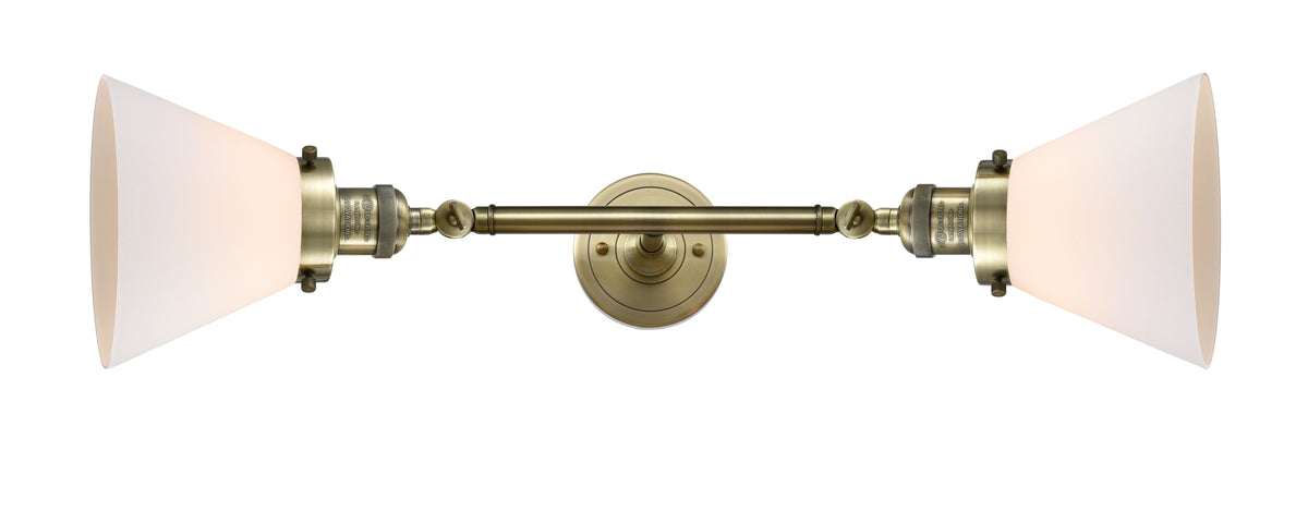Cone 8-Inch 2-Light Bath Vanity Light