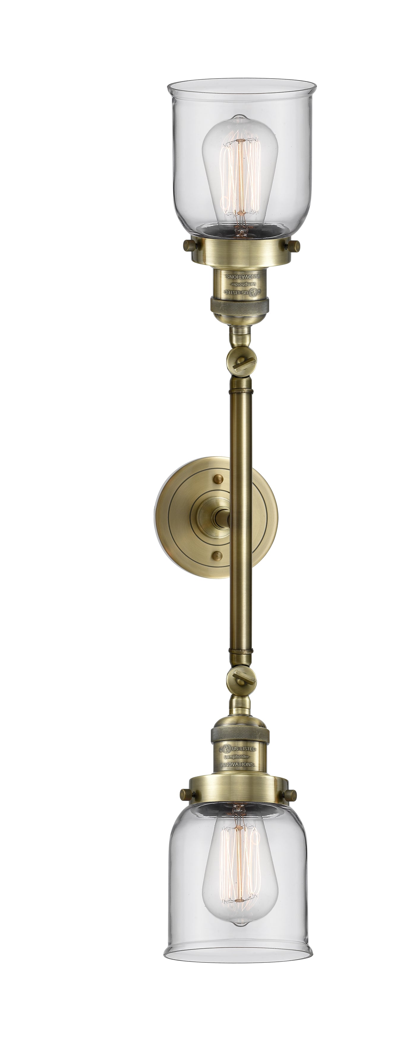 Franklin Restoration Bath Vanity Light Brass