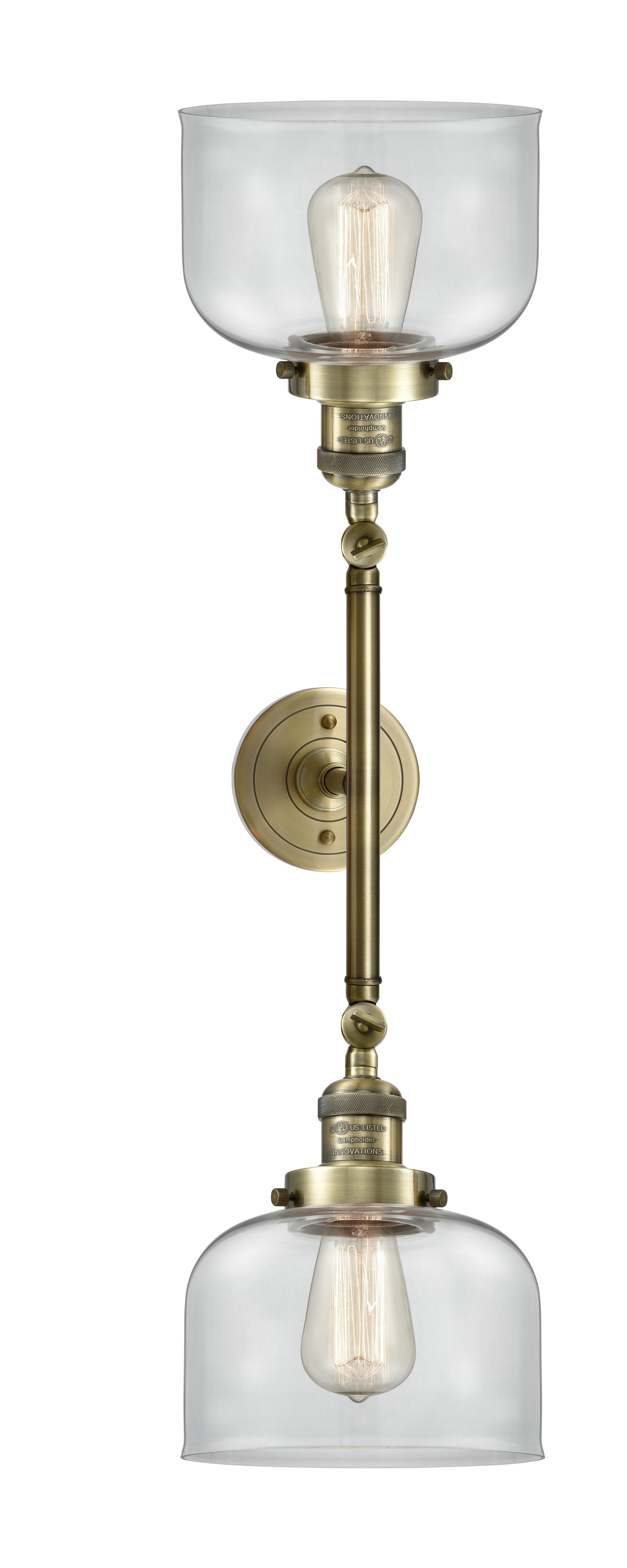 Franklin Restoration Cast Brass Vanity Light